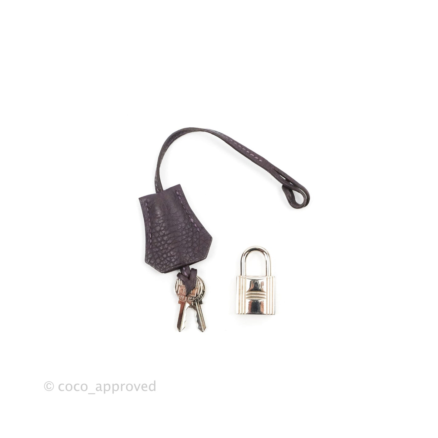 Hermès Retourne Kelly 28 Raisin TPM Palladium Hardware