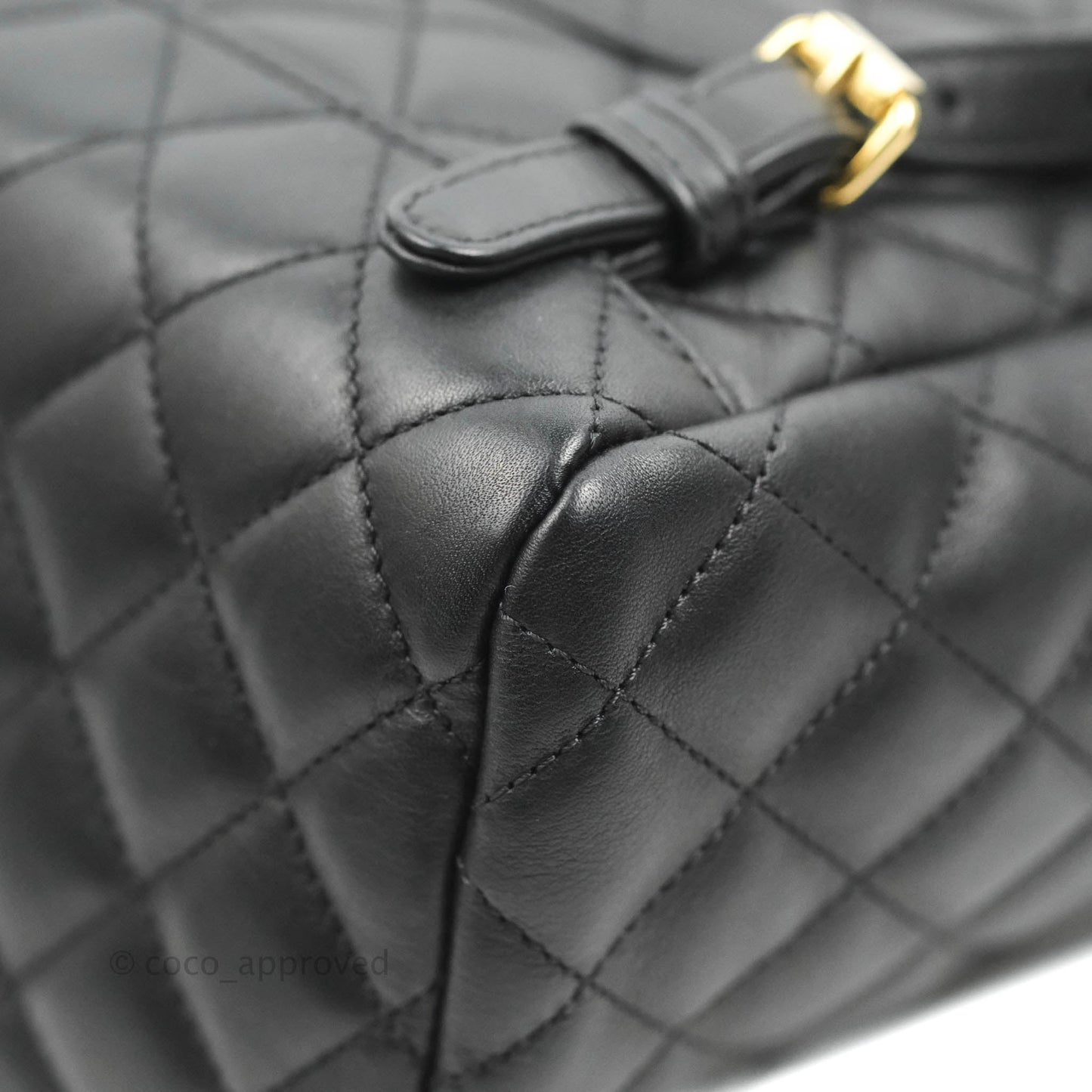 Chanel Quilted Small Urban Spirit Backpack Calfskin Black Gold Hardware