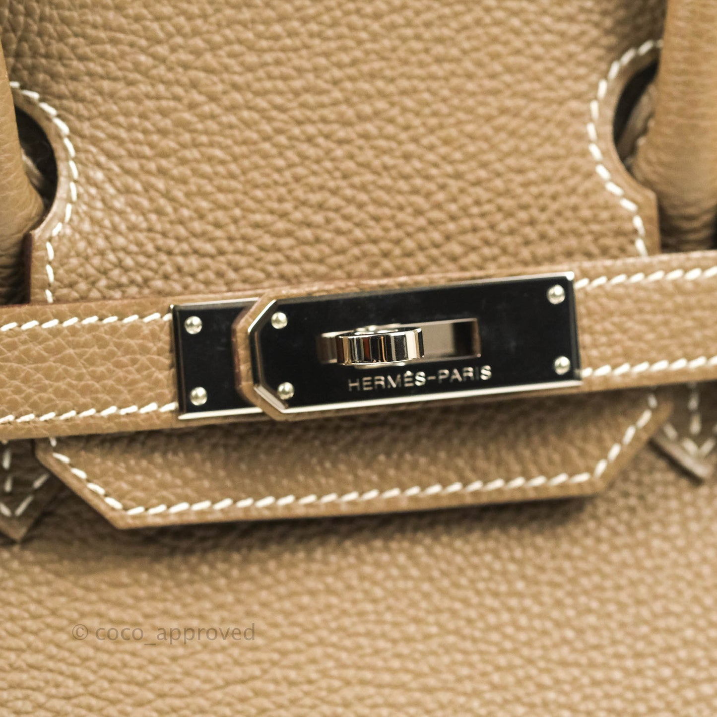 Hermès Birkin 30 Etoupe Togo Palladium Hardware