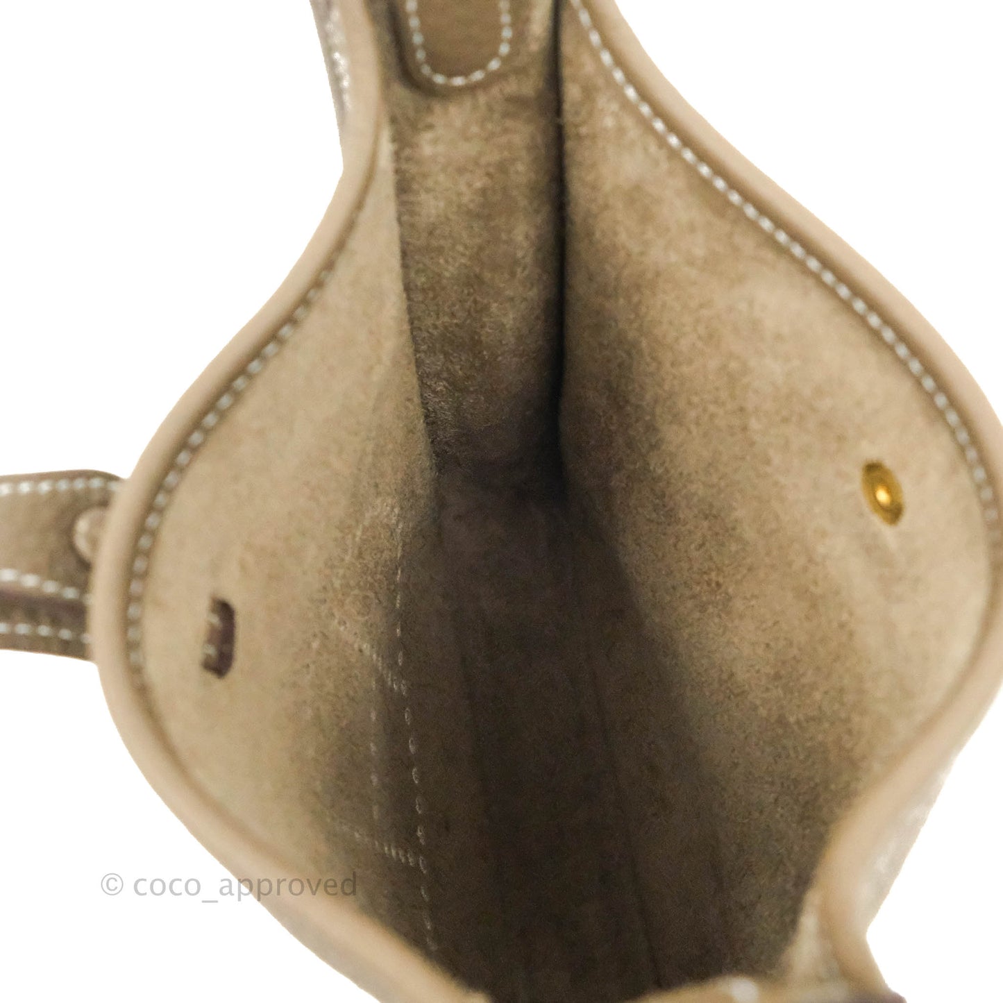 Hermès Mini Evelyne 16 Amazone Clemence Etoupe Gold Hardware