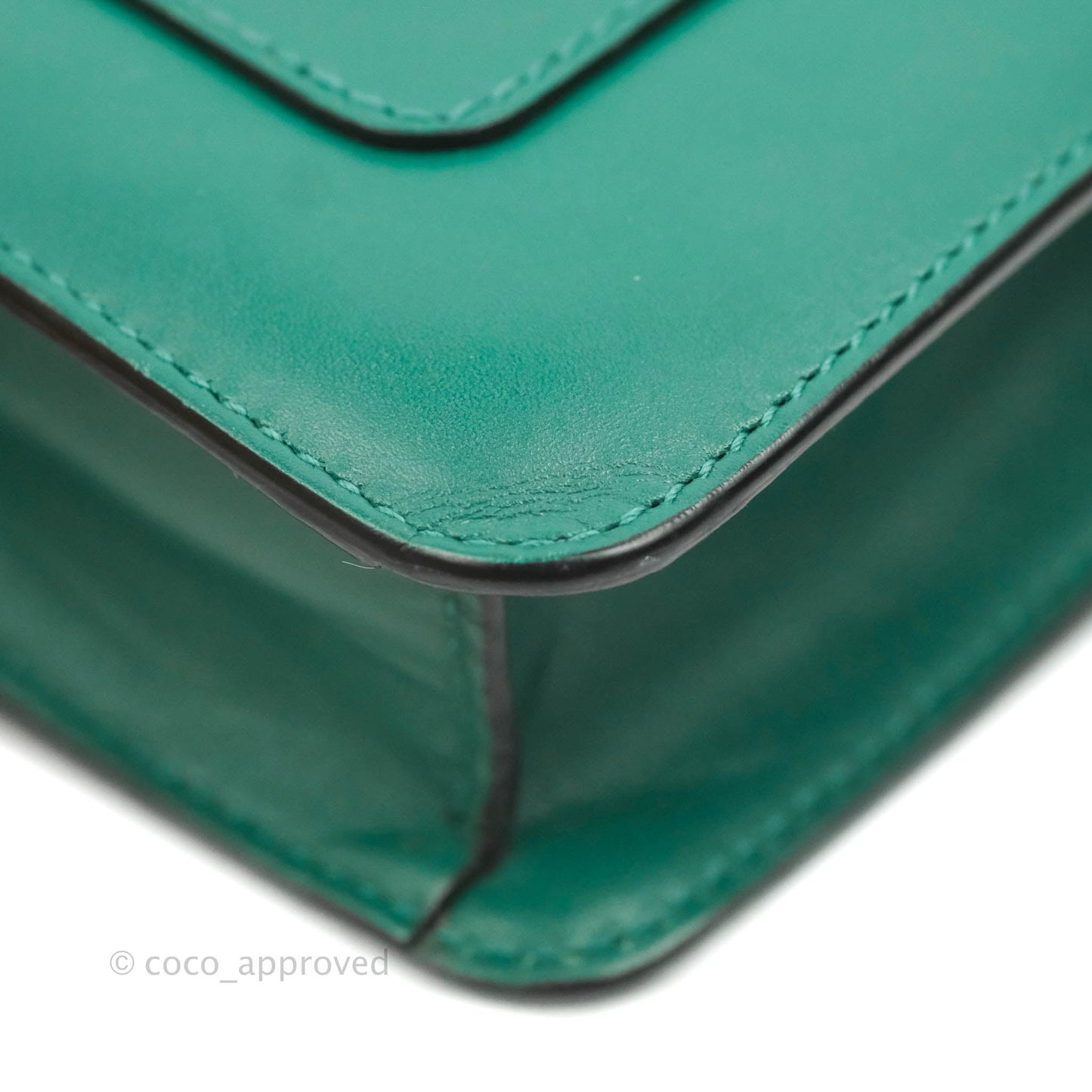 Bvlgari Serpenti Forever Small Crossbody Bag in Emerald Green Gold Hardware