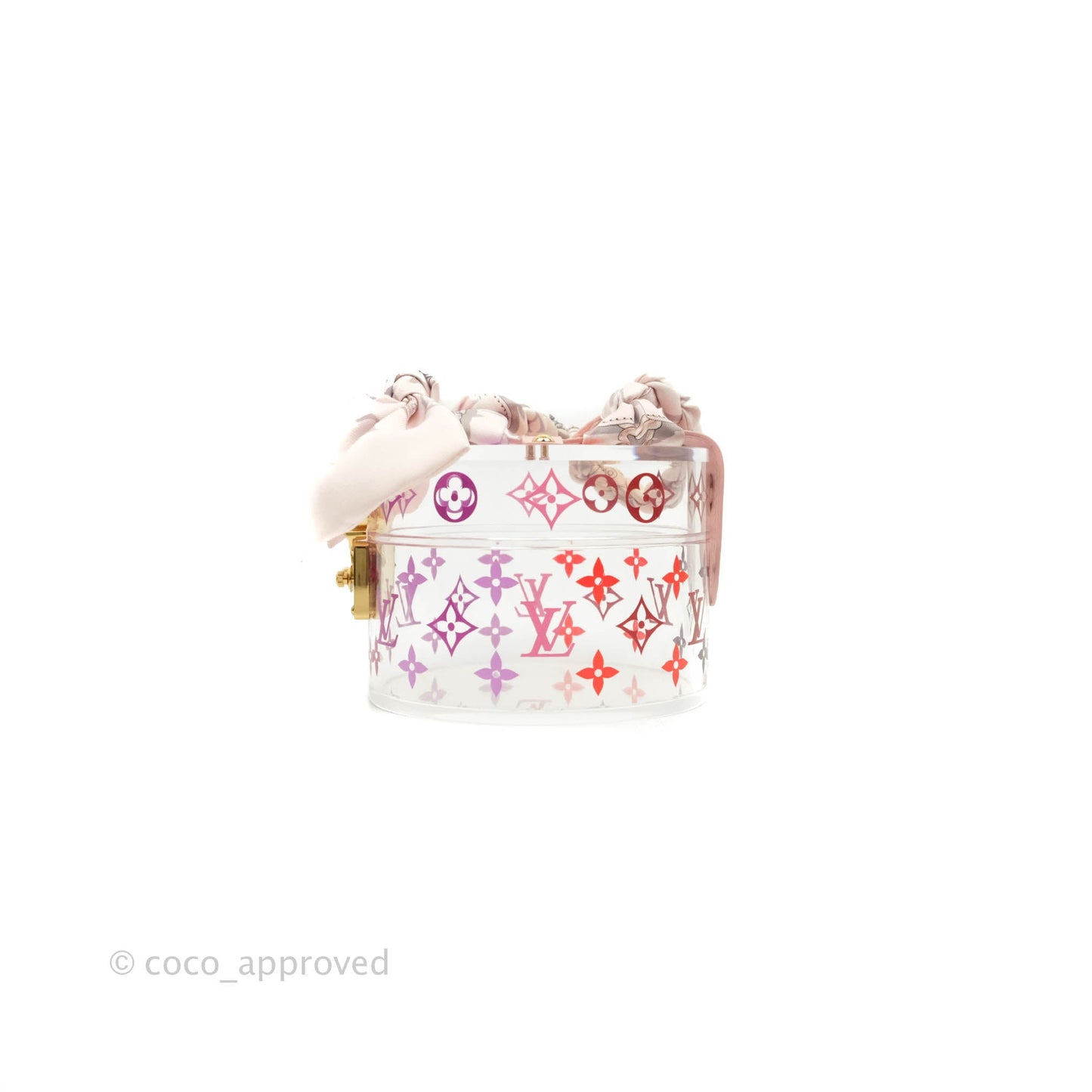 Louis Vuitton Scott Box with Pink & Red Motifs