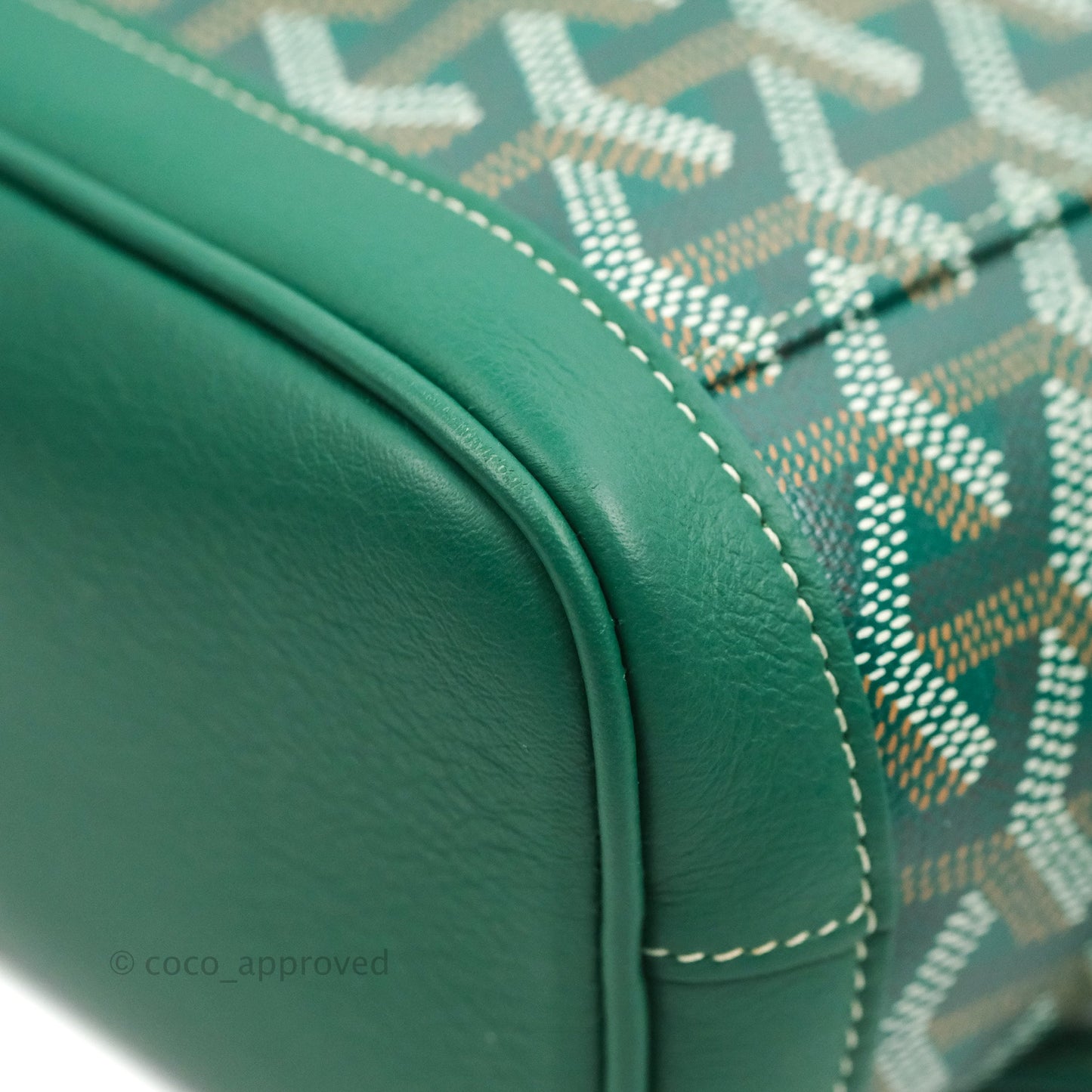Goyard Mini Alpin Backpack Green Goyardine Calfskin