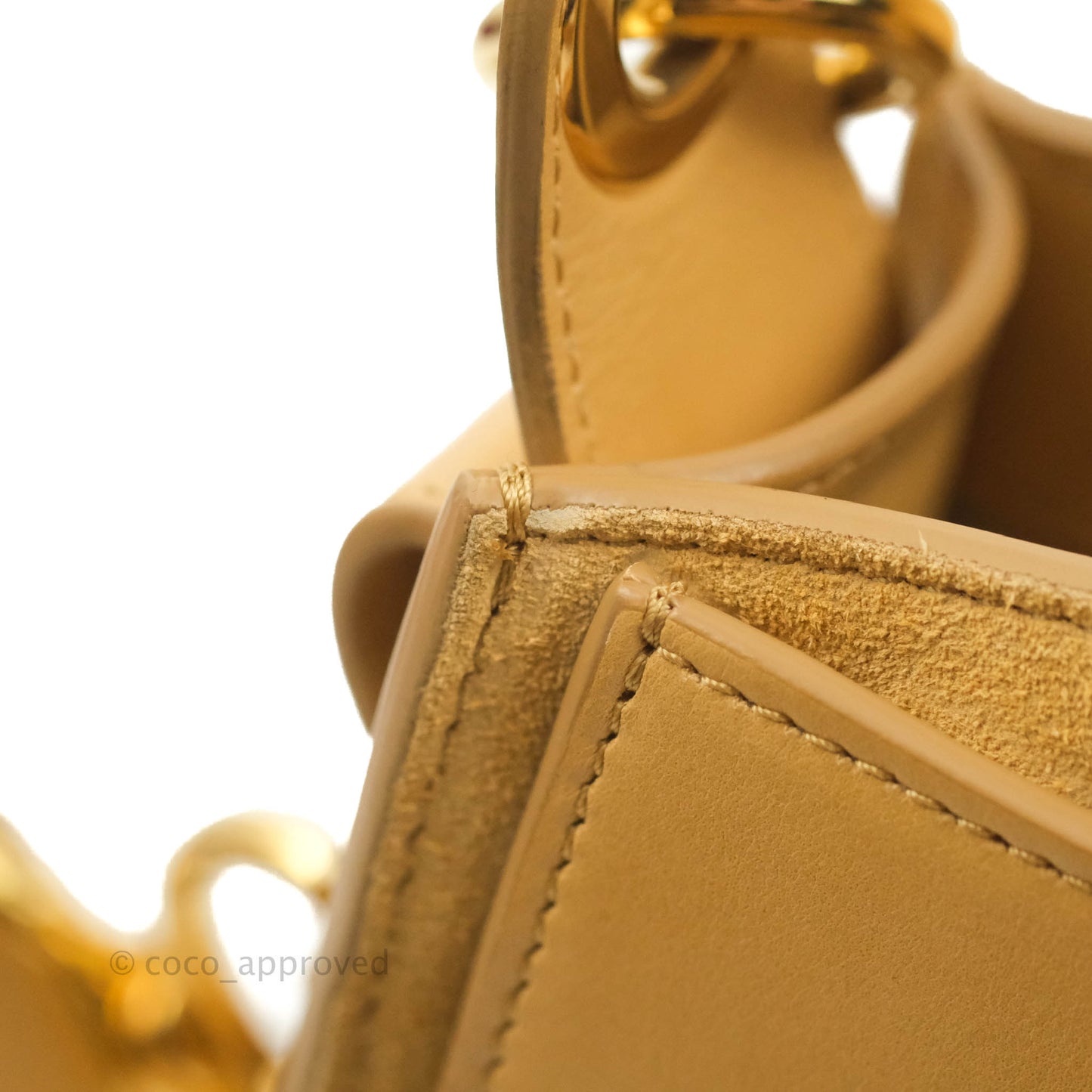 Chloé Small Tess Bag Beige Calfskin
