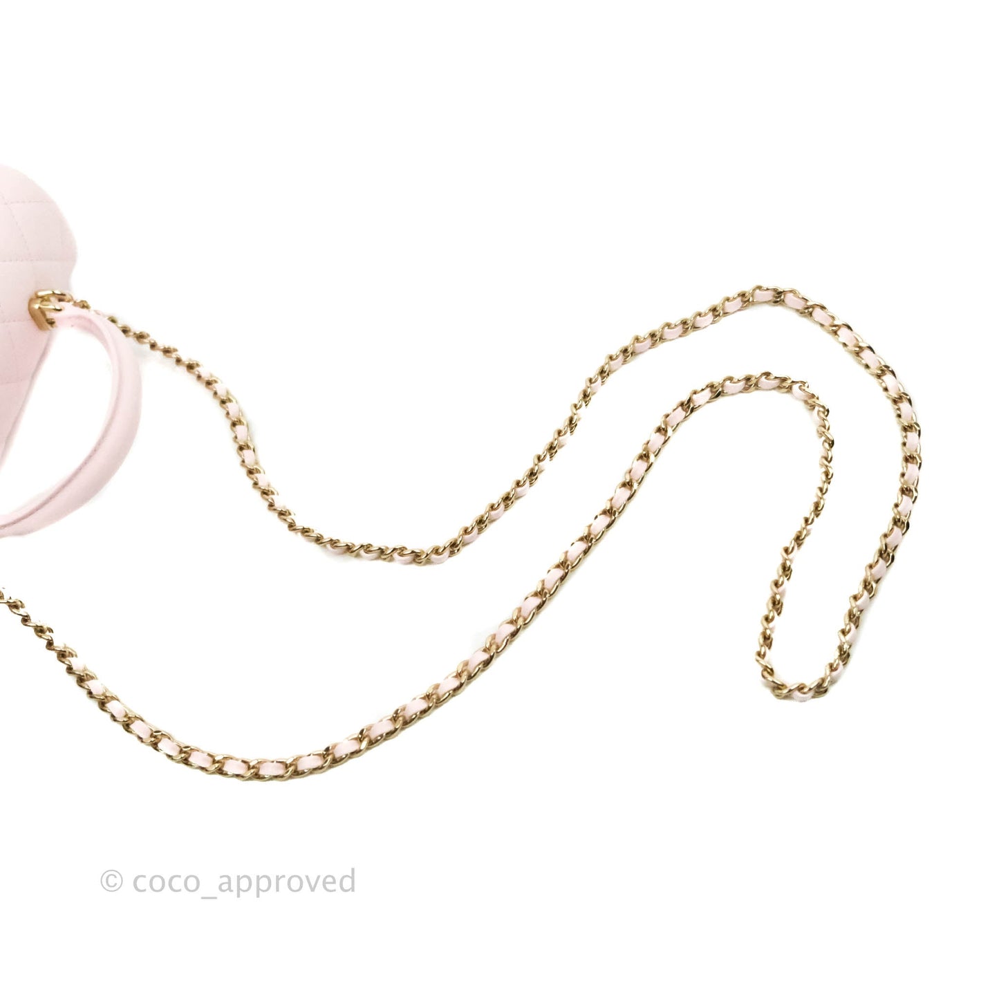 Chanel Top Handle Mini Rectangular Flap Bag Light Pink Lambskin Gold Hardware 22P