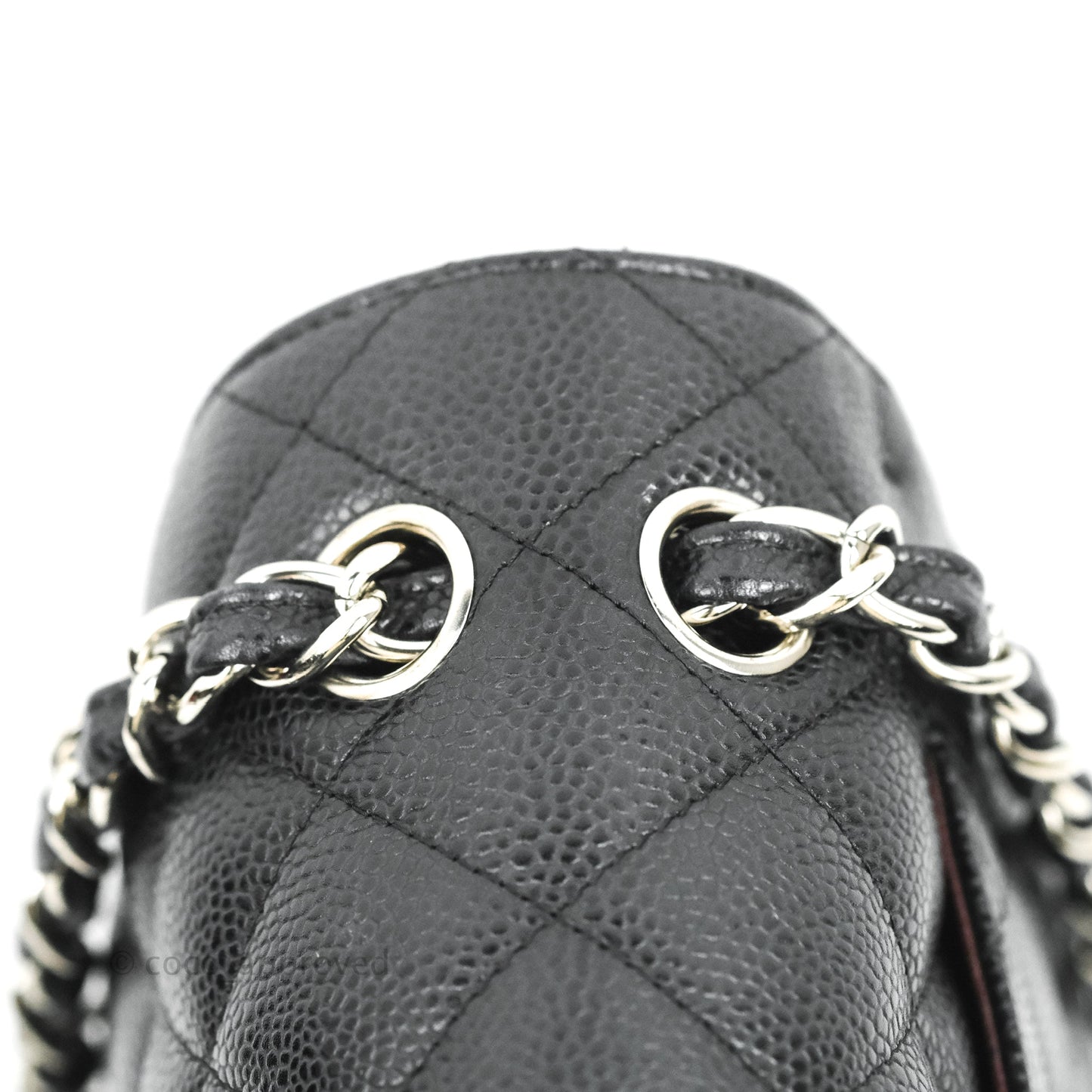 Chanel Jumbo Double Flap Black Caviar Silver Hardware⁣⁣