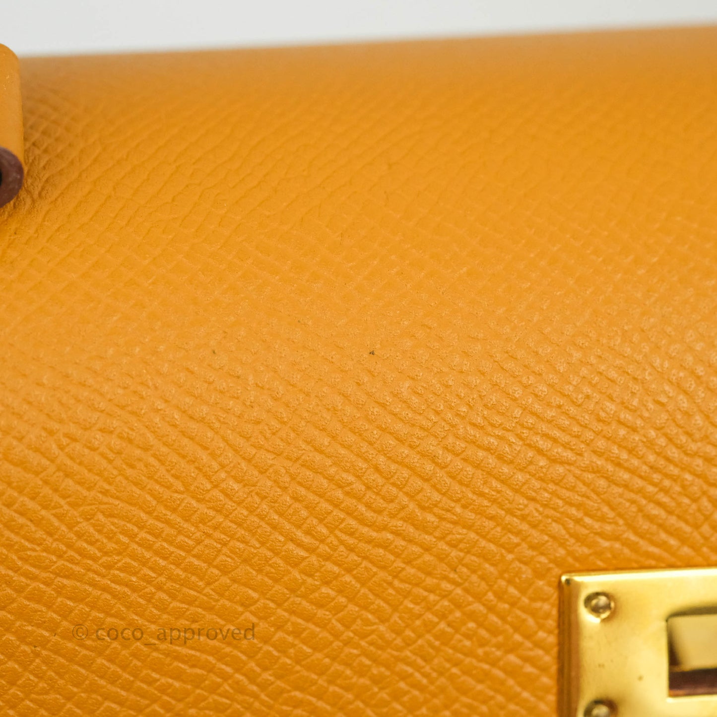 Hermès Vintage Kelly 28 Gold Epsom Gold Hardware