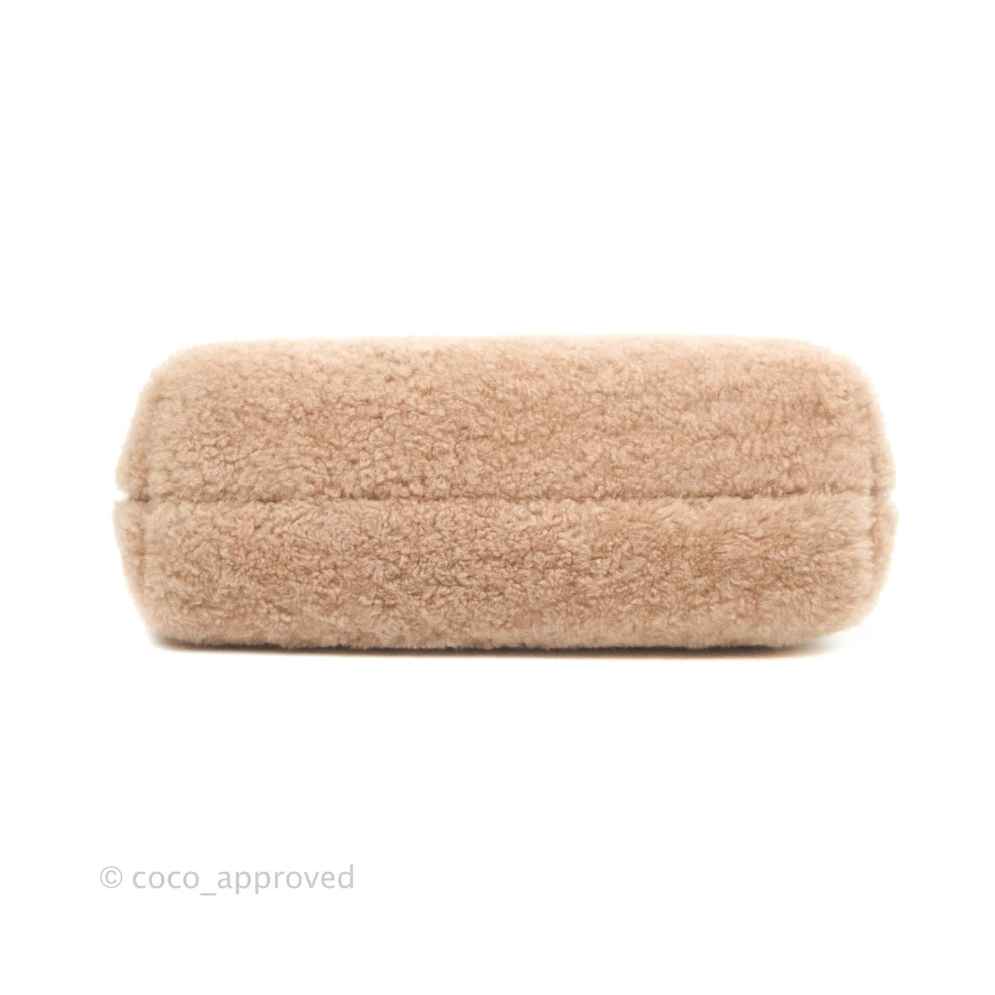Fendi Small First Bag Pale Pink Merino Shearling Gold Hardware