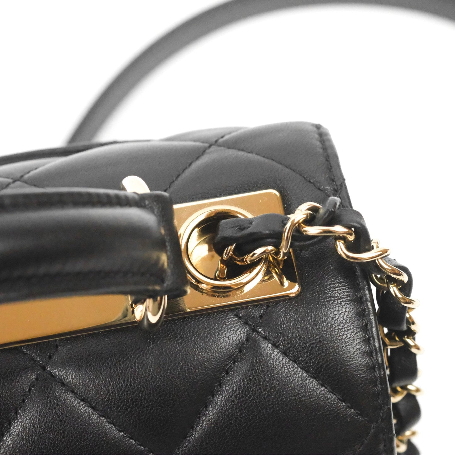 Chanel Trendy CC Small Black Lambskin Gold Hardware
