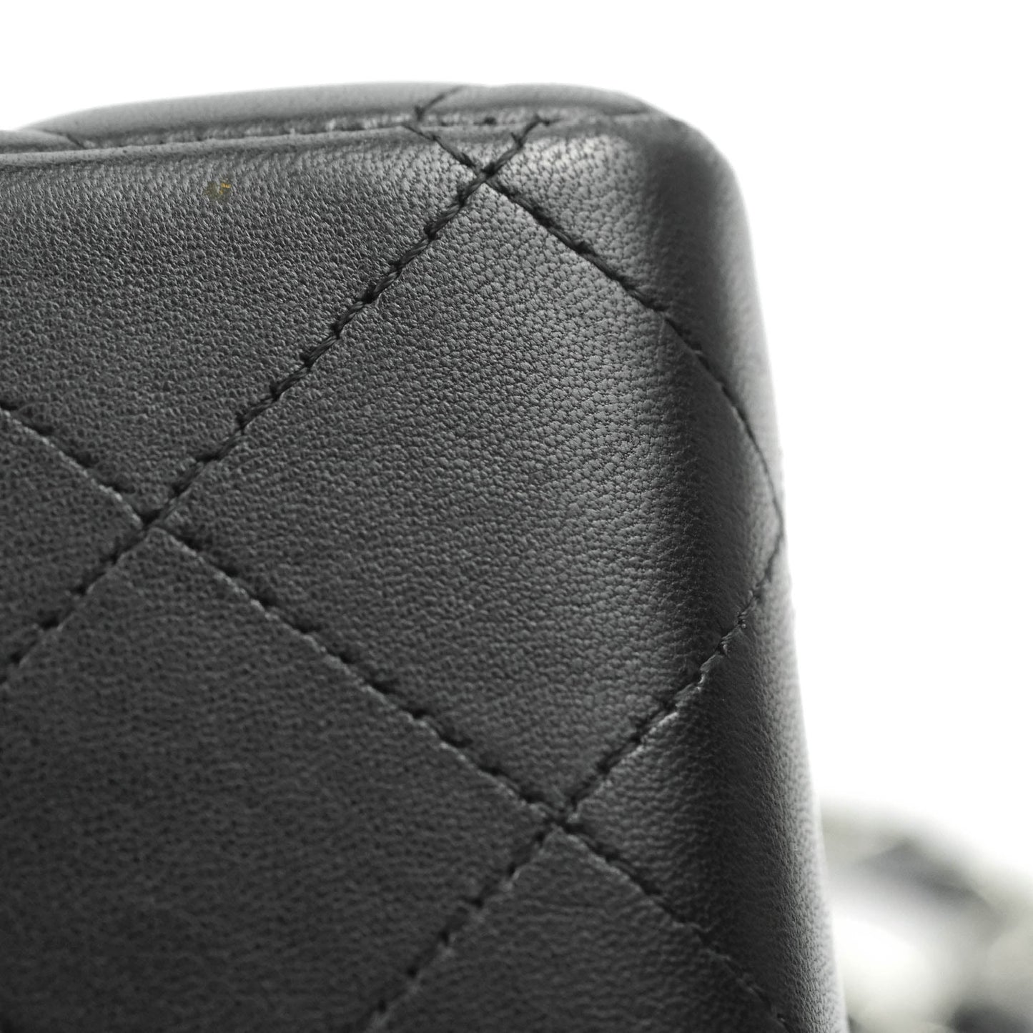 Chanel Jumbo Double Flap Black Lambskin Silver Hardware⁣⁣