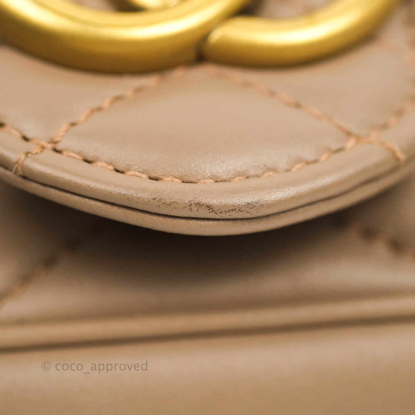 Gucci GG Marmont Matelassé Leather Super Mini Bag Dusty Pink