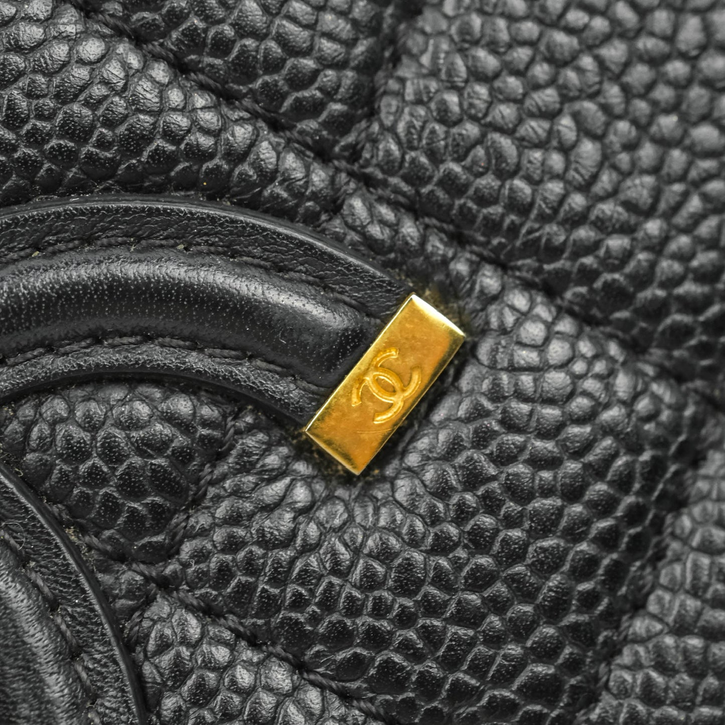 Chanel Quilted Small CC Filigree Flap Black Caviar