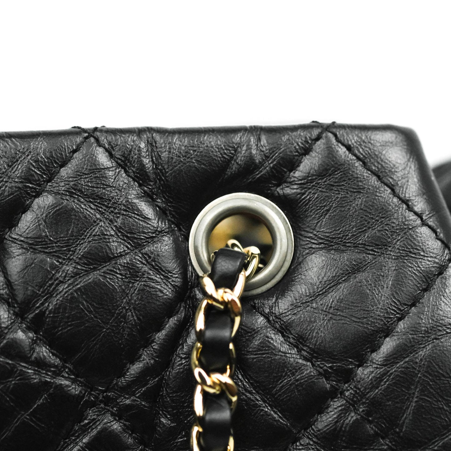 Chanel Small Gabrielle Backpack Black Aged Calfskin