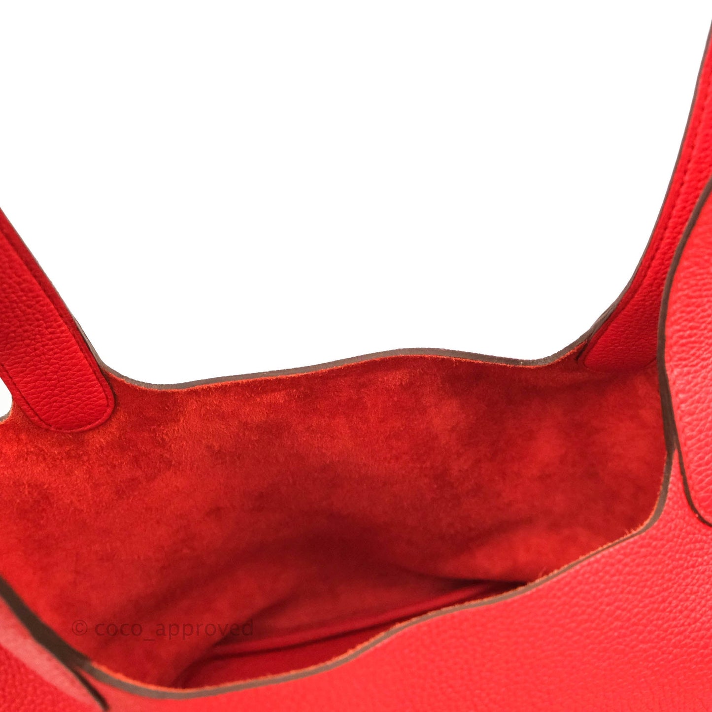 Hermès Picotin 22 Clemence Rouge de Coeur Gold Hardware