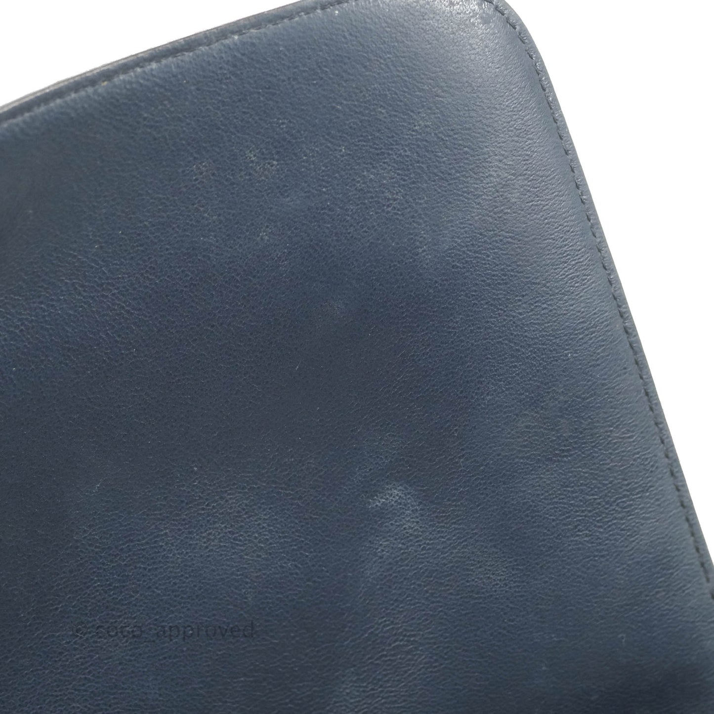 Celine Small Sleek Trapeze Navy Calfskin