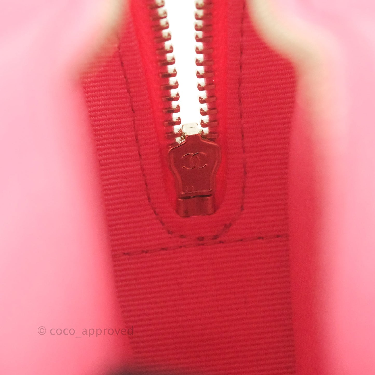 Chanel Mini Heart Belt Bag Pink Lambskin Gold Hardware 22S
