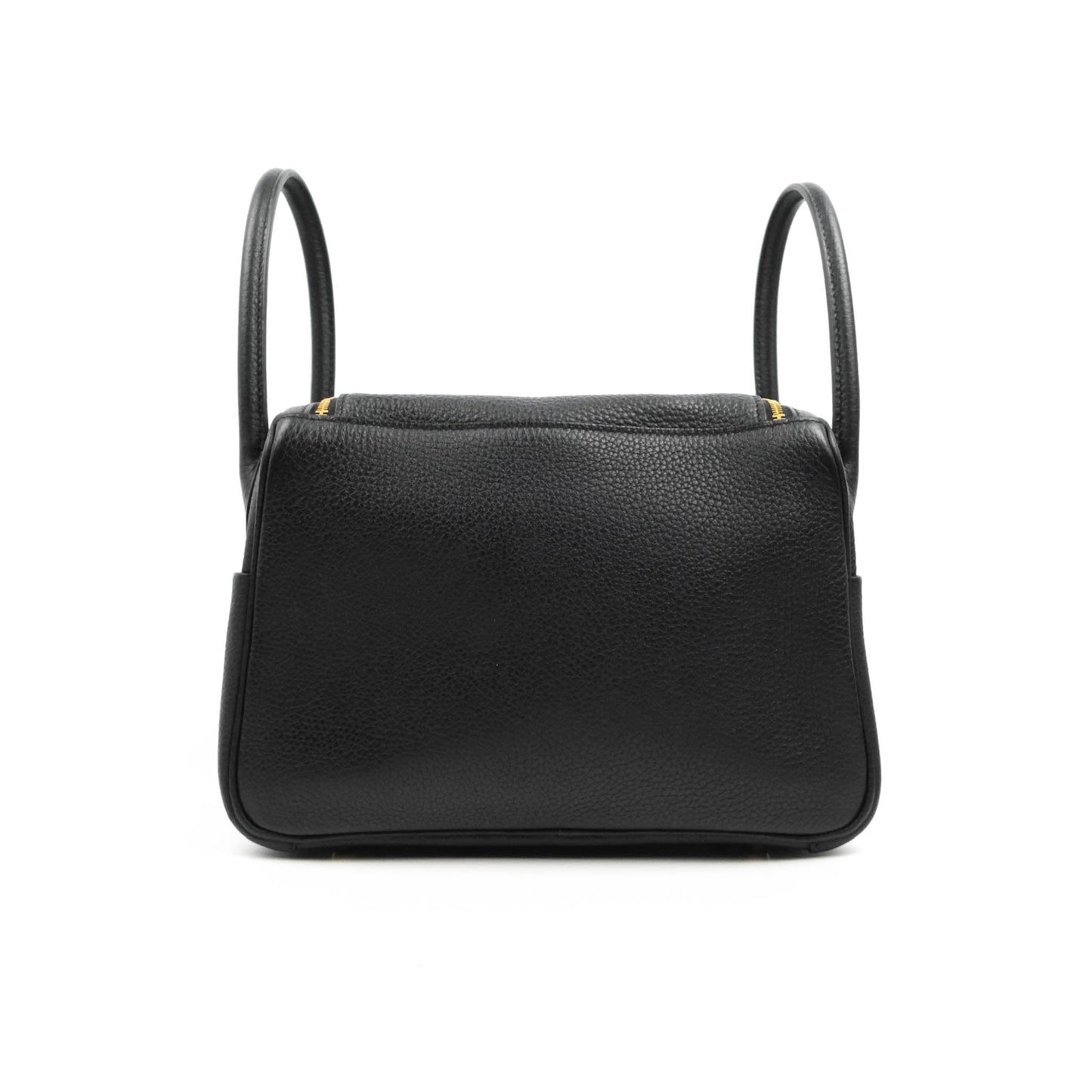 Hermès Lindy 26 Taurillion Clemence Black Gold Hardware