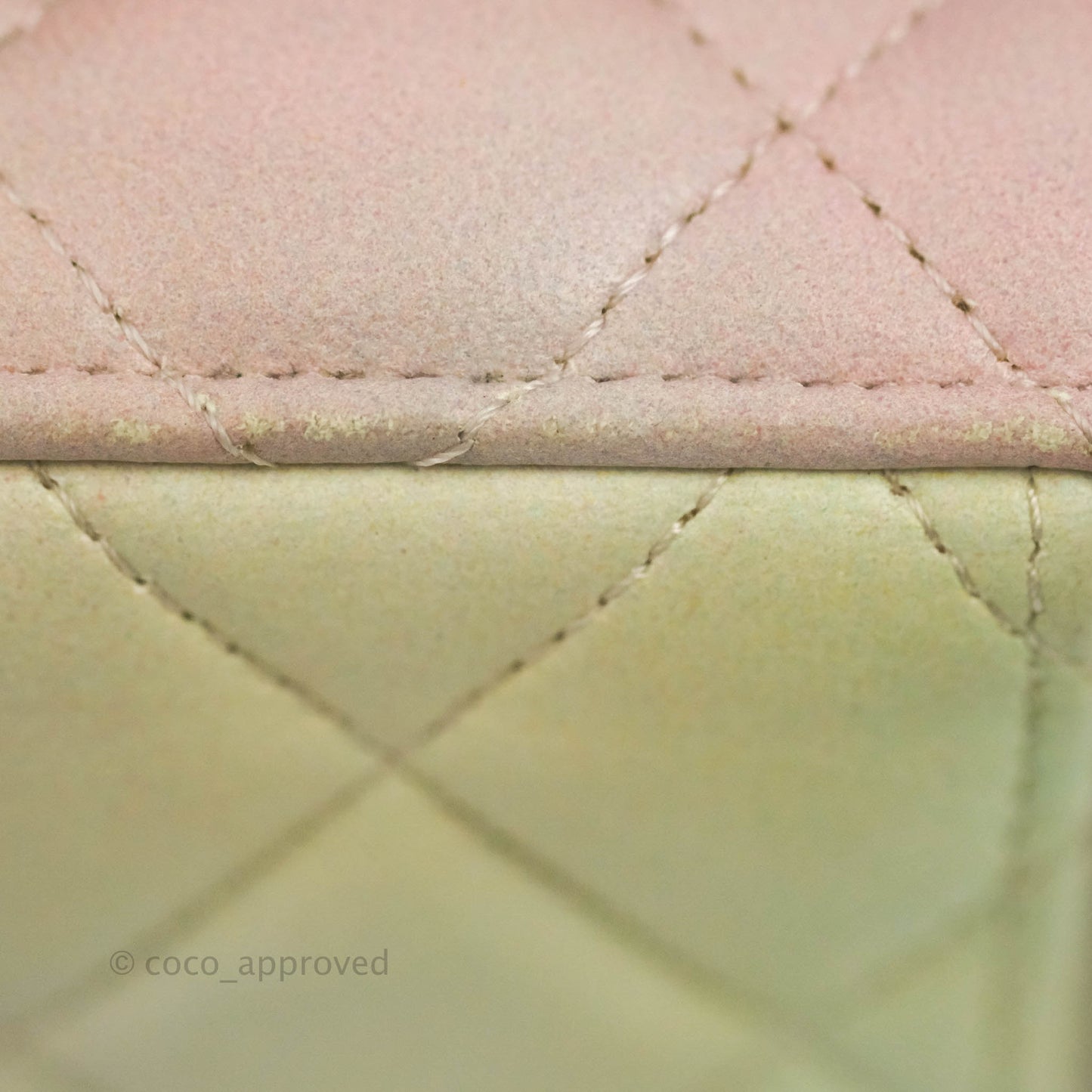 Chanel Mini Top Handle Vanity With Chain Rainbow Lambskin Aged Gold Hardware