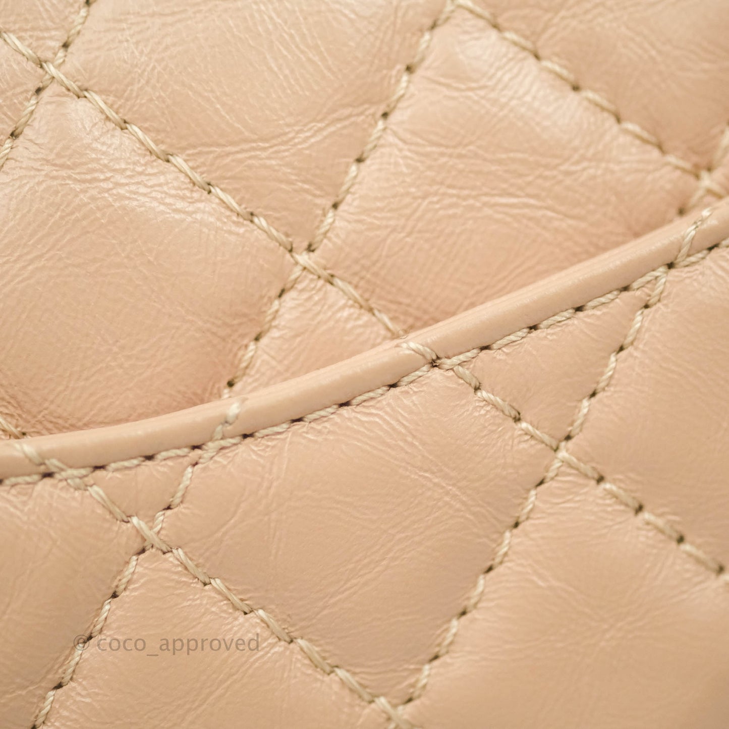 Chanel Reissue Quilted Aged Calfskin Beige Gold Hardware 226