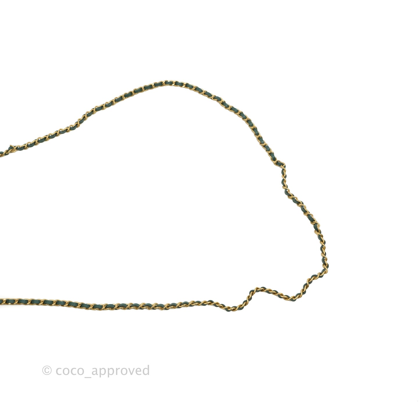 Chanel Quilted Mini Perfect Fit Vanity With Chain Calfskin Pine Green Aged Gold Hardware