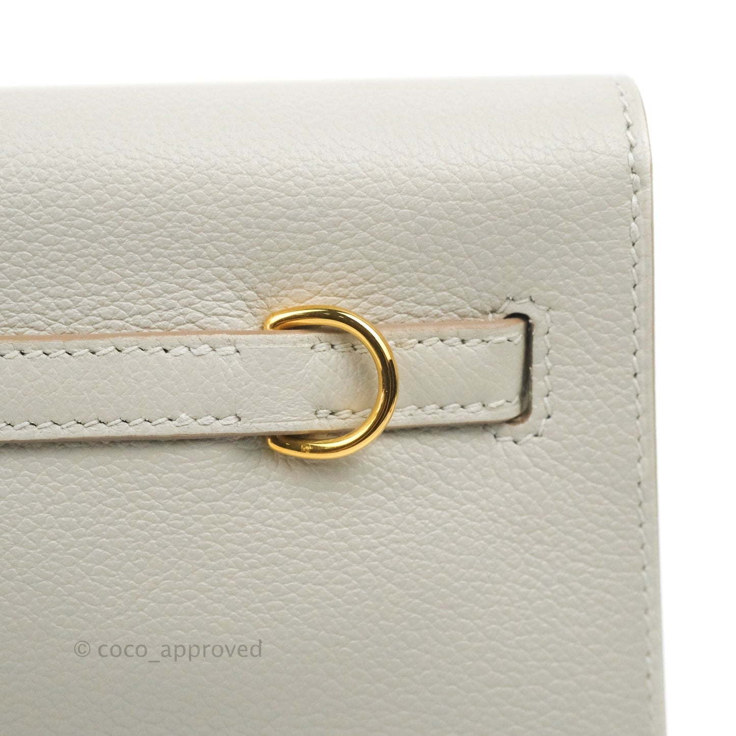 Hermès Kelly Danse II Bag Gris Perle 80 Evercolor Gold Hardware