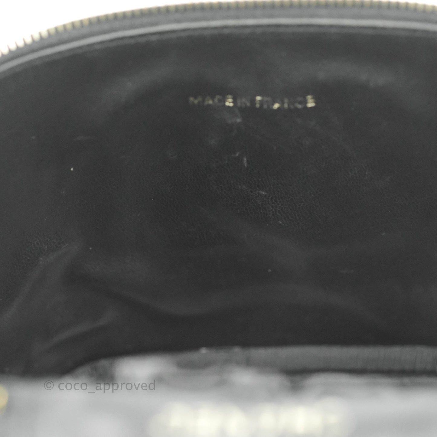 Chanel Vintage Vanity Case Black Caviar Gold Hardware