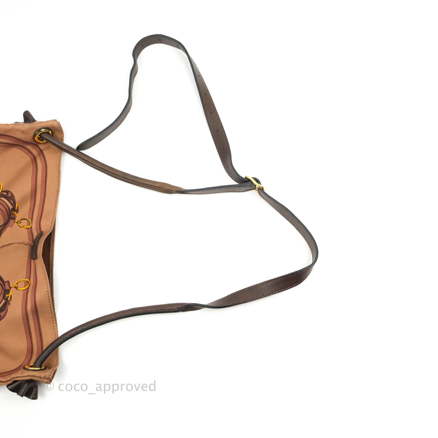 Hermès Silk City Tote Bag Marron