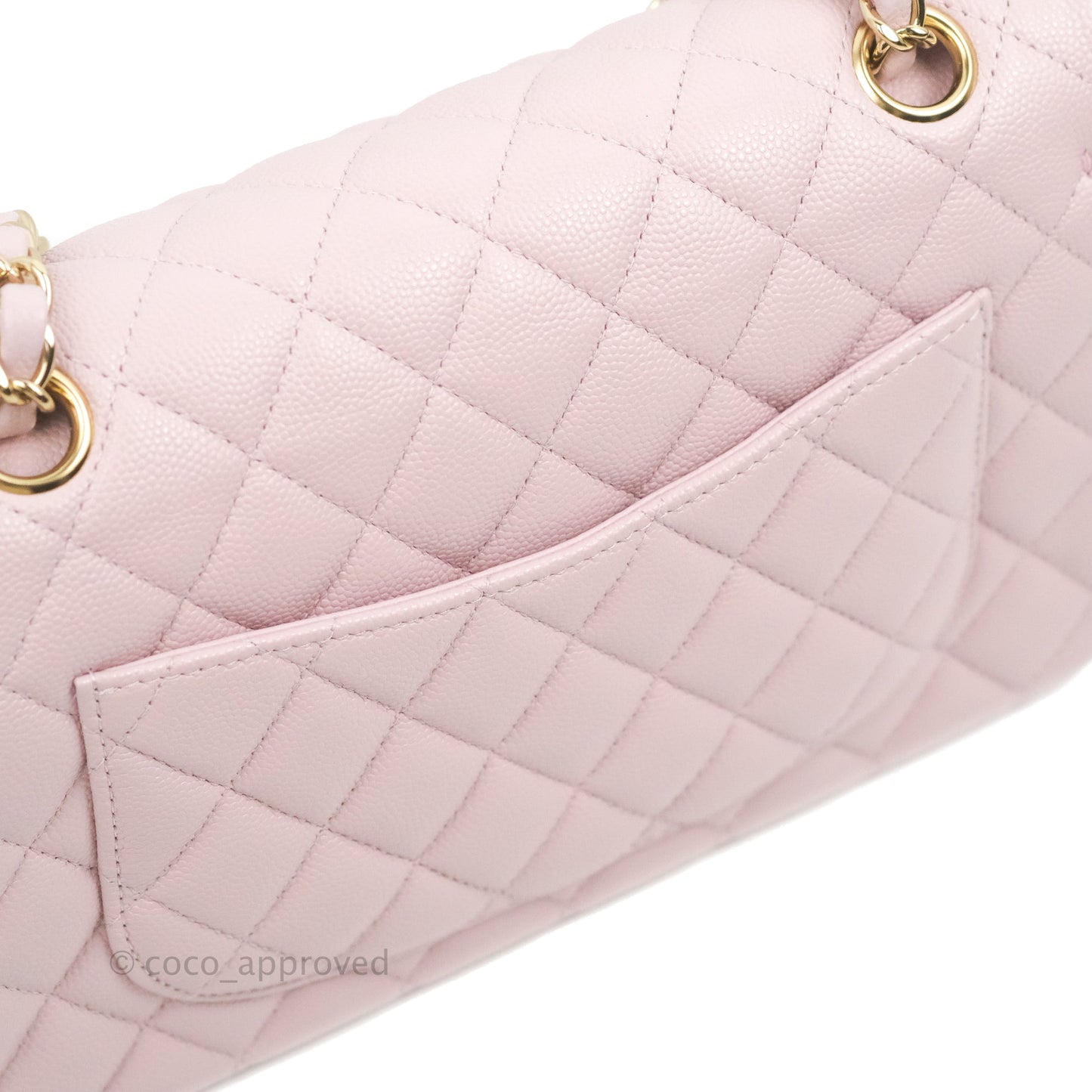 Chanel Classic Small S/M Flap Pink Caviar Gold Hardware