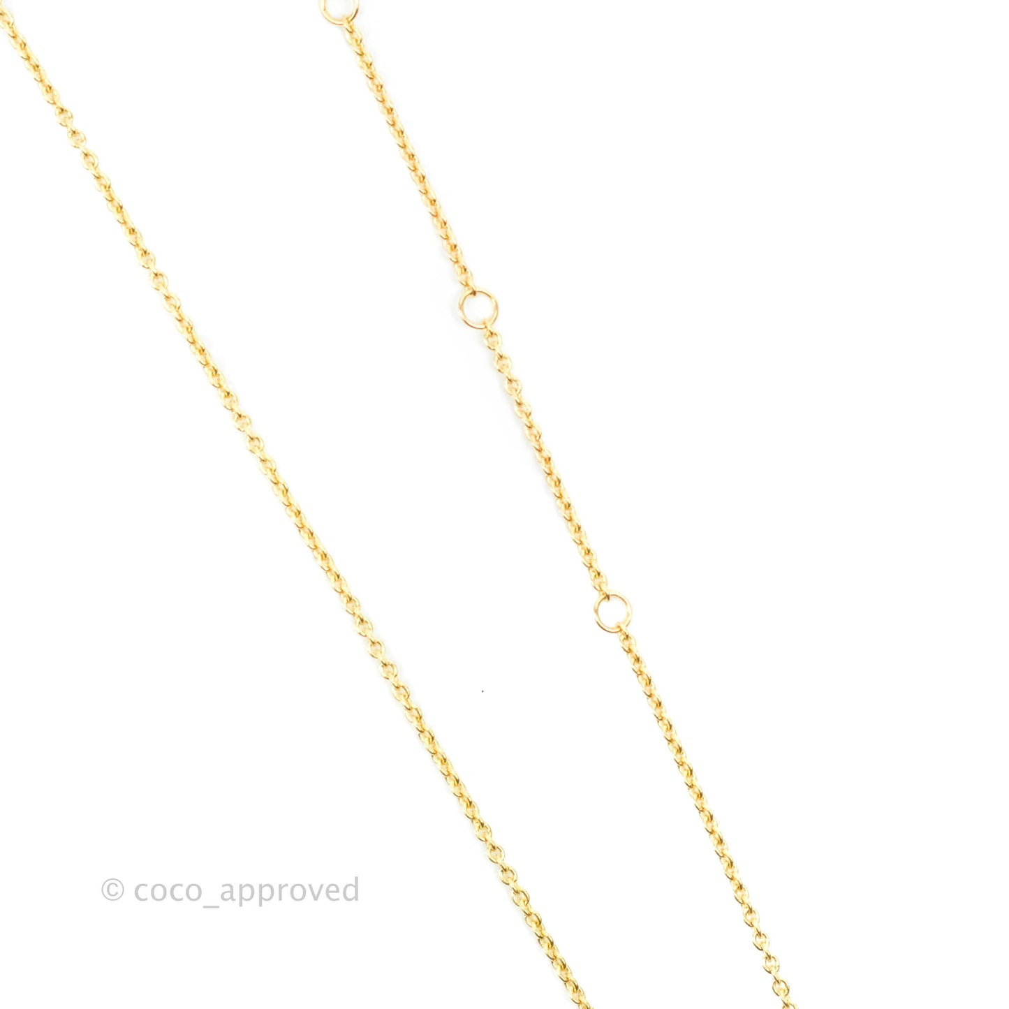 Chanel Coco Crush Diamond Necklace Yellow Gold