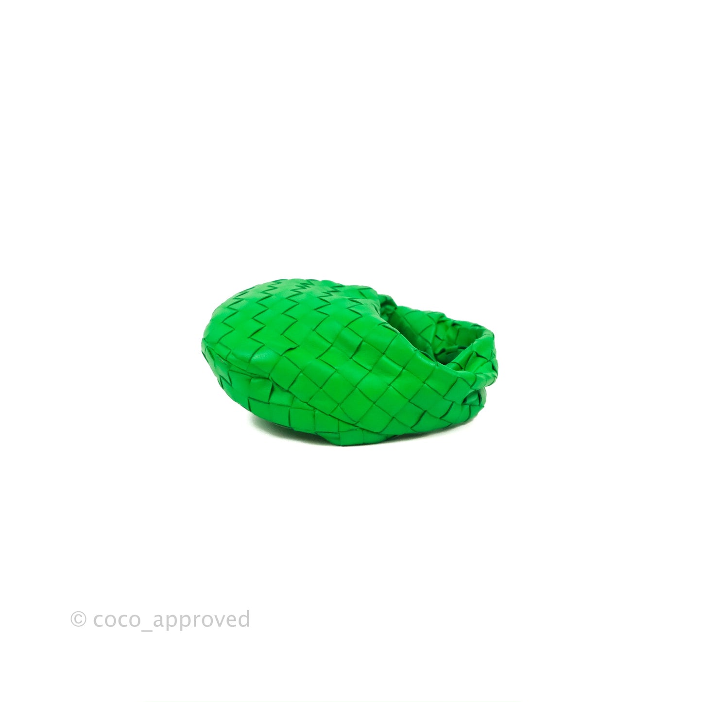 Bottega Veneta Mini Jodie Bag Green Intrecciato Lambskin