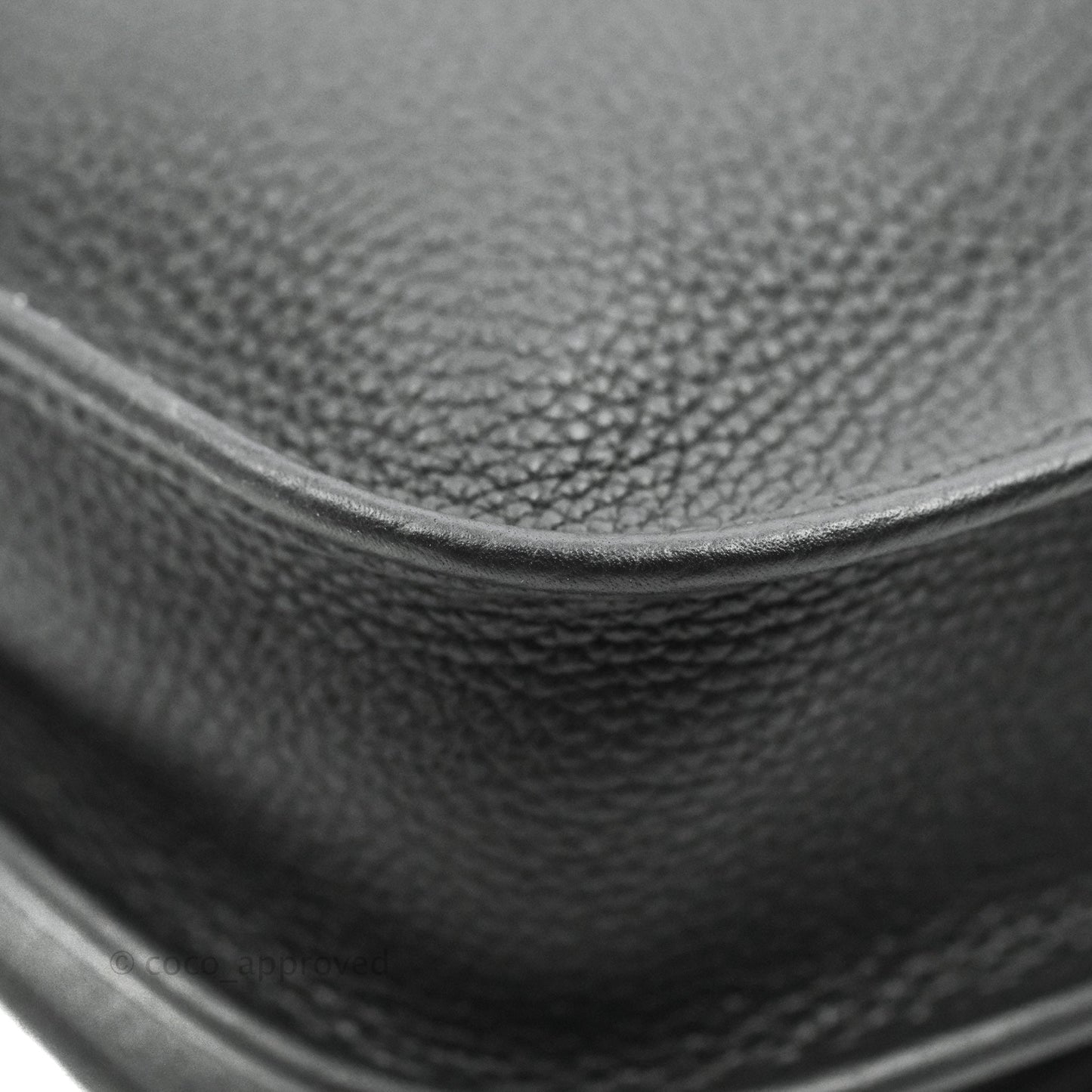 Hermes Evelyne III 29 Black Clemence Silver Hardware