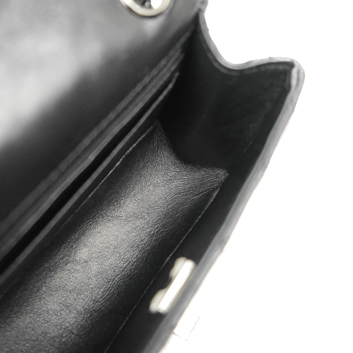 Chanel Mini Reissue 224 So Black Aged Calfskin Black Hardware