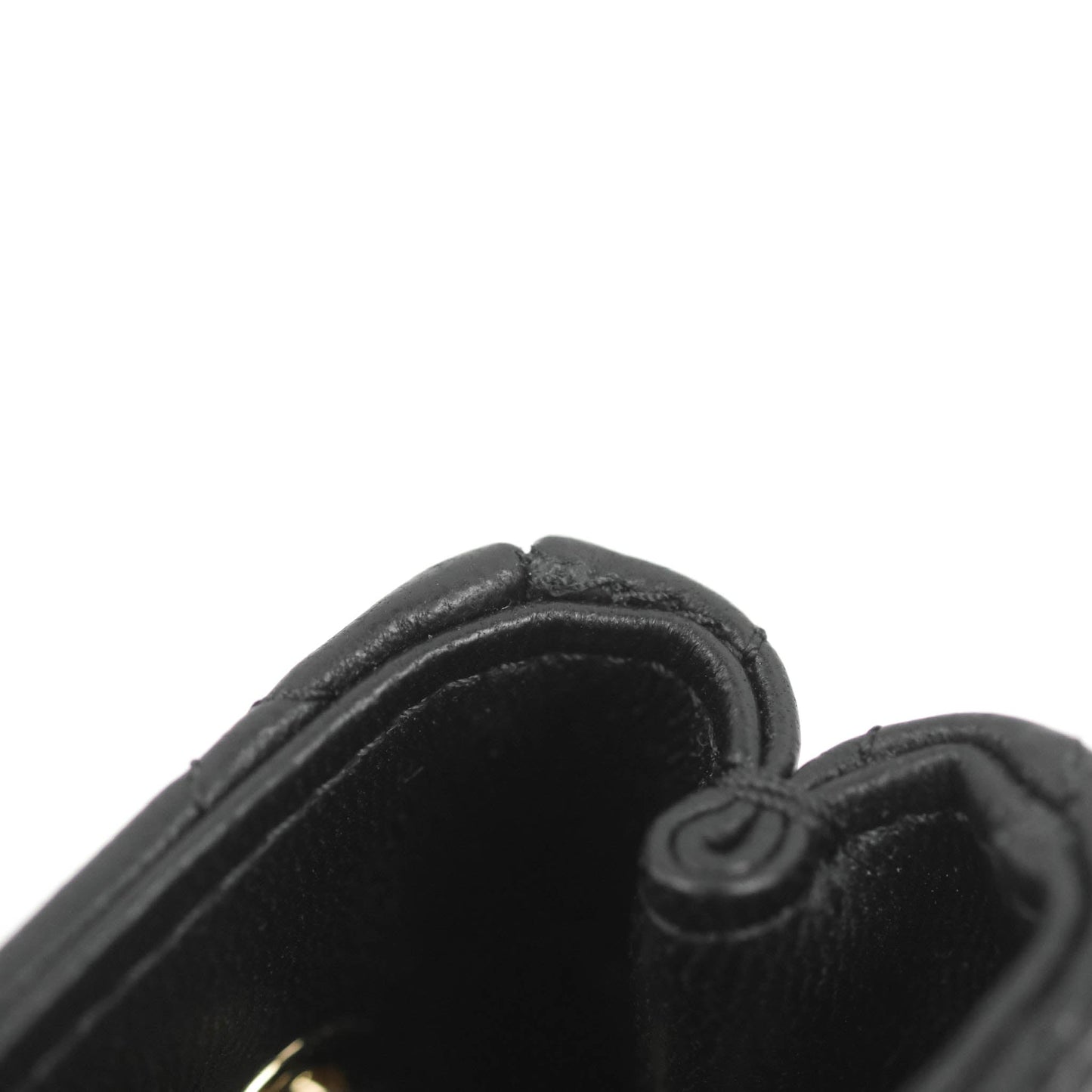 Chanel Mini Clutch With Chain Black Lambskin Gold Hardware 22C