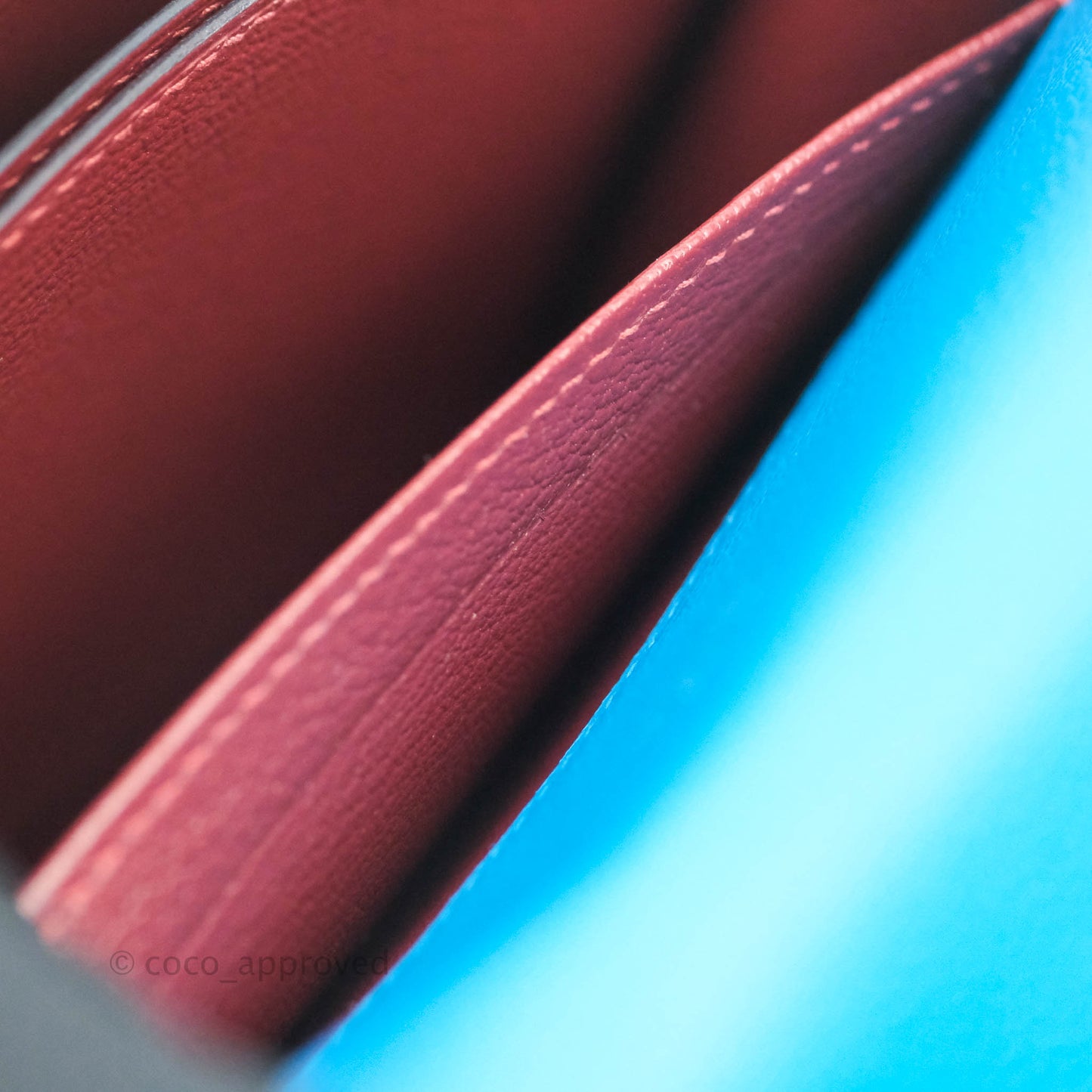 Hermès Roulis Mini 18 Bleu Frida Evercolor Palladium Hardware
