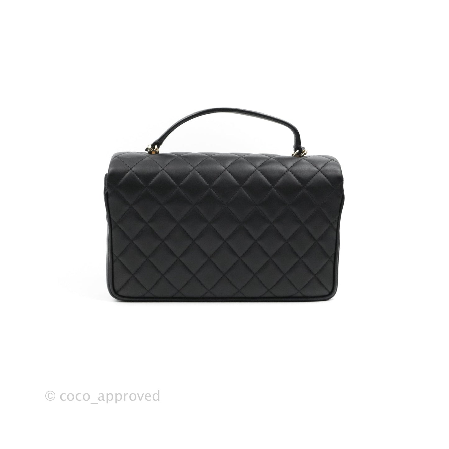 Chanel Quilted Small Citizen Chic Flap Black Lambskin Gold Hardware