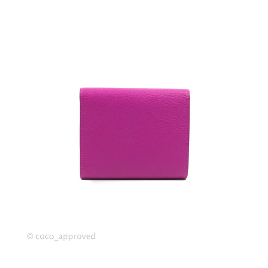 Hermes Portefeuille 1938-12 Magnolia Chevre Mysore