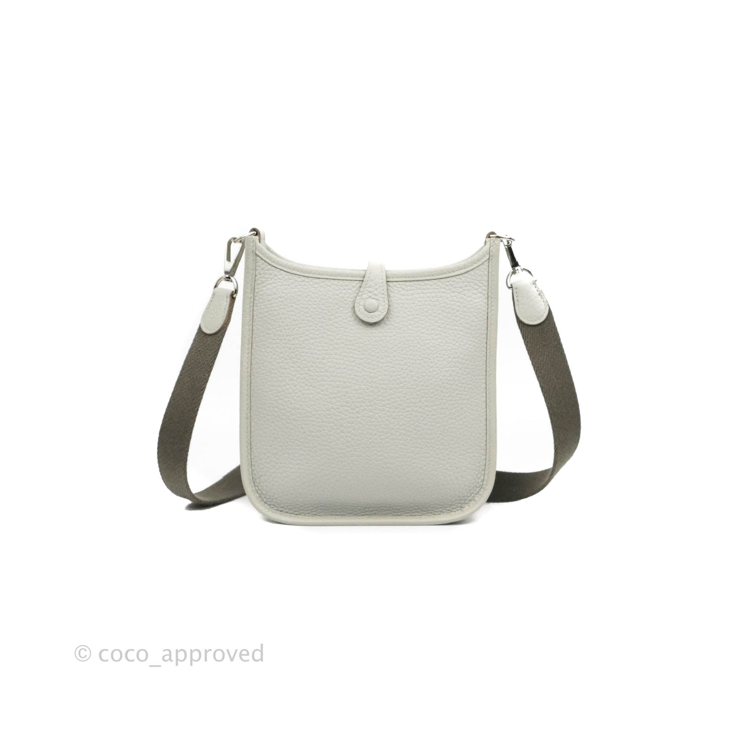 Hermès Mini Evelyne 16 Bleu Pal/ Gris Etain Amazone Palladium Hardware