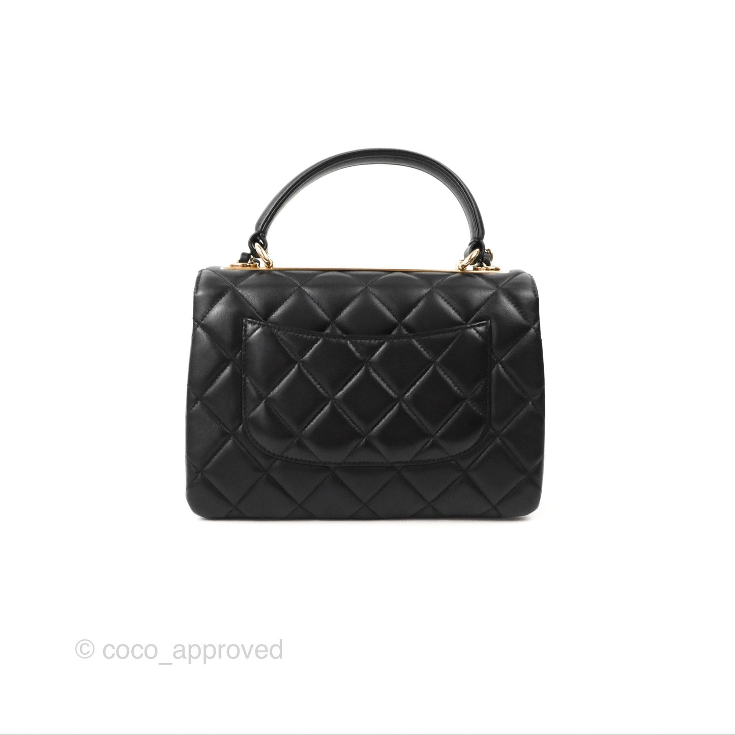 Chanel Trendy CC Small Black Lambskin Gold Hardware