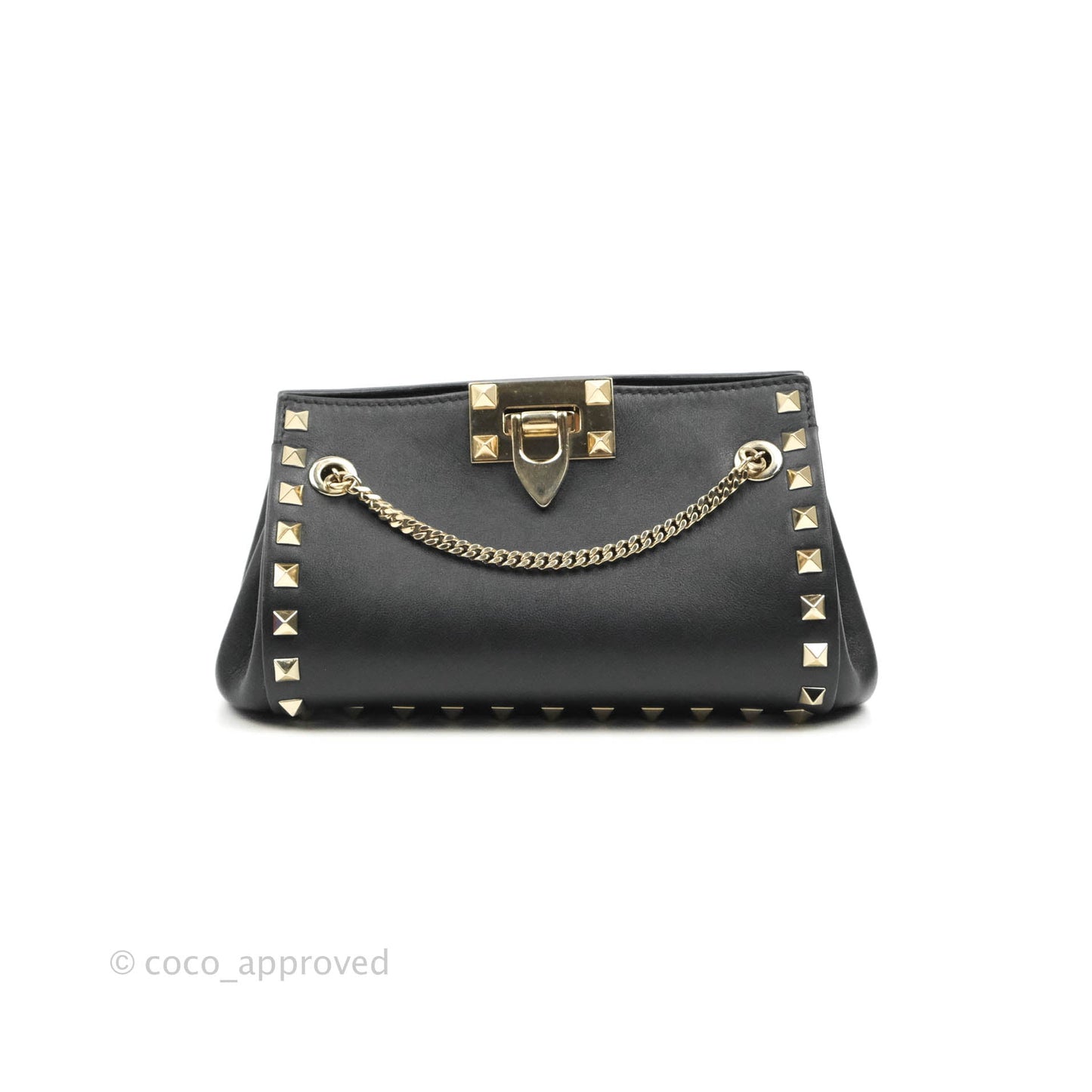 Valentino Garavani Mini Rockstud Shoulder Bag Black