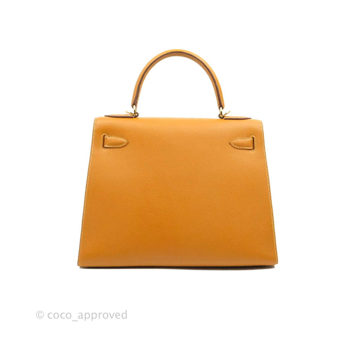 Hermès Vintage Kelly 28 Gold Epsom Gold Hardware
