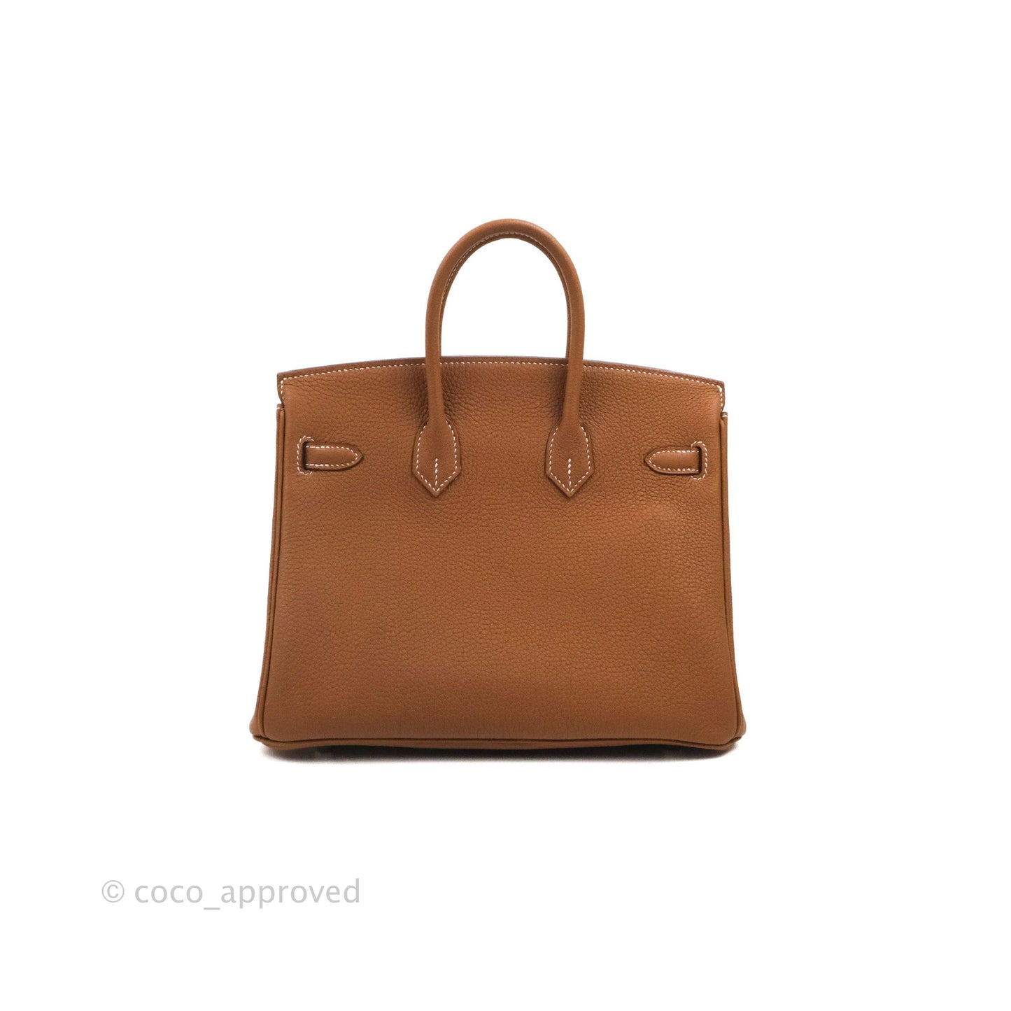 Hermes Birkin 25 Gold Togo Palladium Hardware