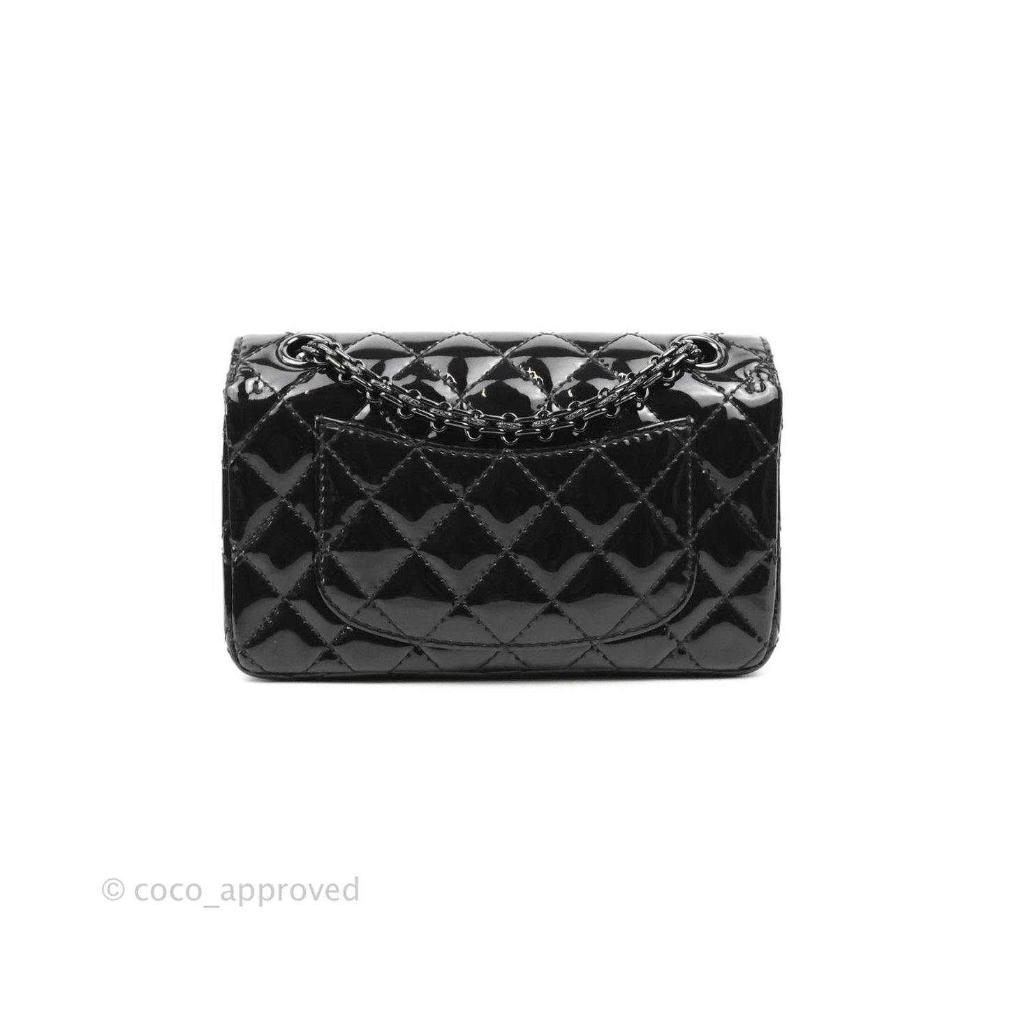 Chanel Quilted Mini Reissue 224 So Black Patent
