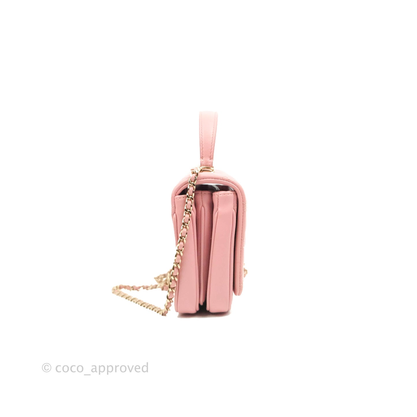 Chanel Citizen Chic Mini Flap Bag Pink Lambskin Gold Hardware
