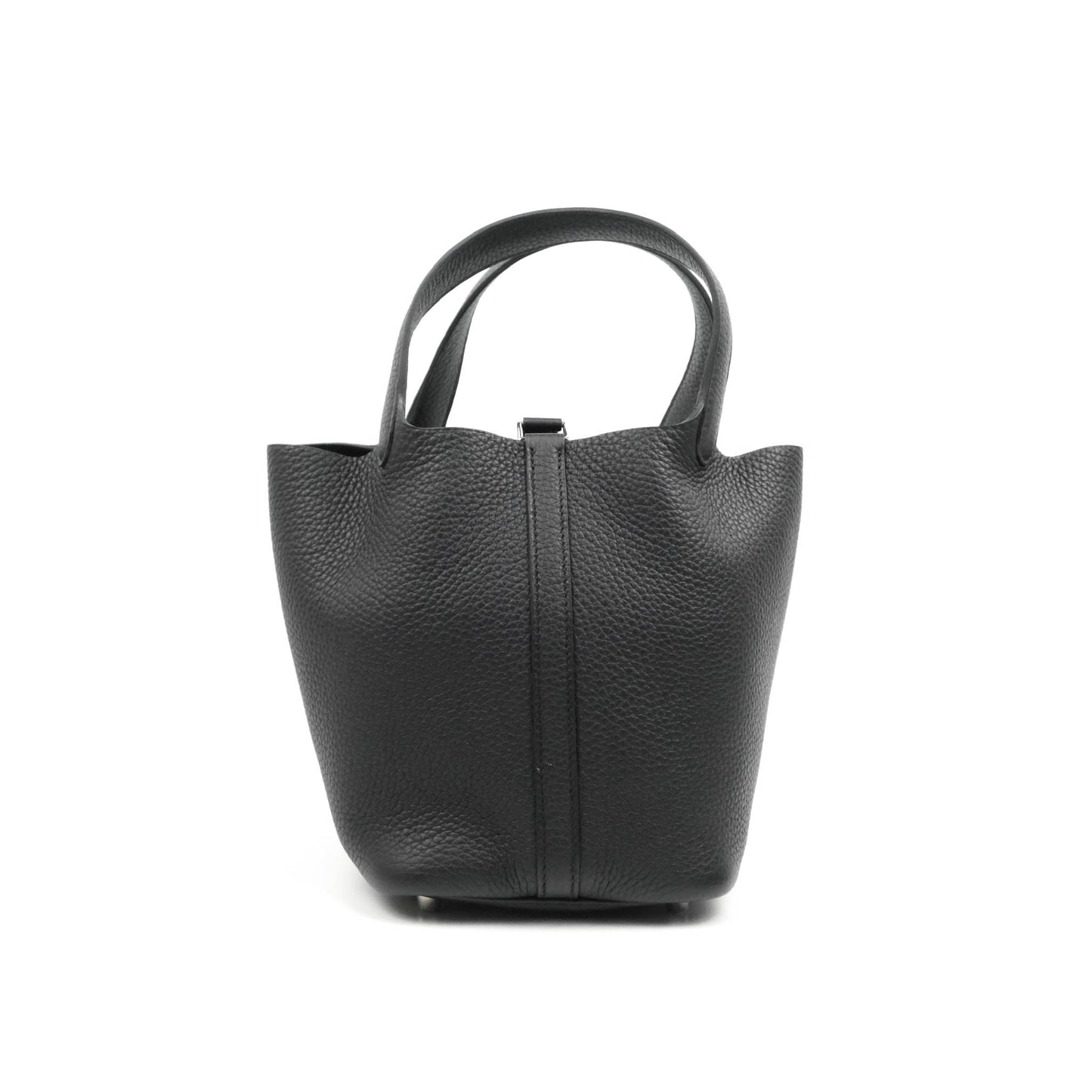 Hermès Taurillon Clemence Picotin Lock 18 PM Black Palladium Hardware