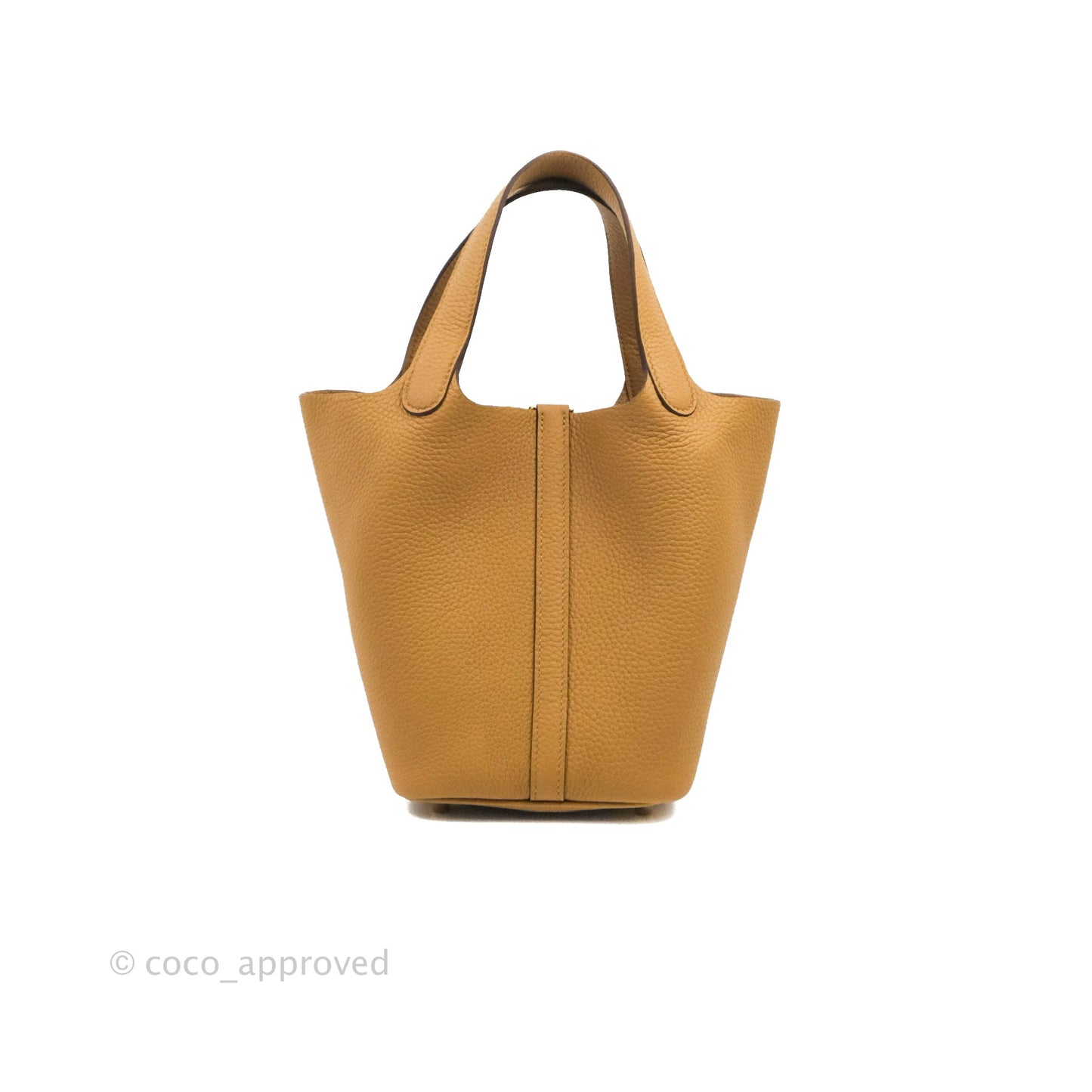 Hermès Picotin Lock 18 Clemence Biscuit 48 Gold Hardware