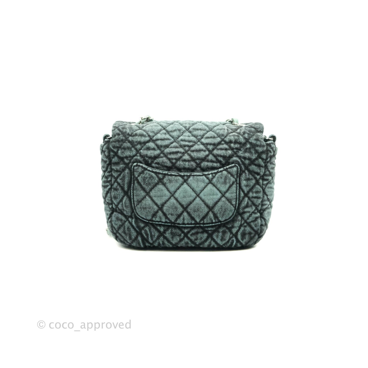Chanel Denimpression Quilted Small Flap Green Black