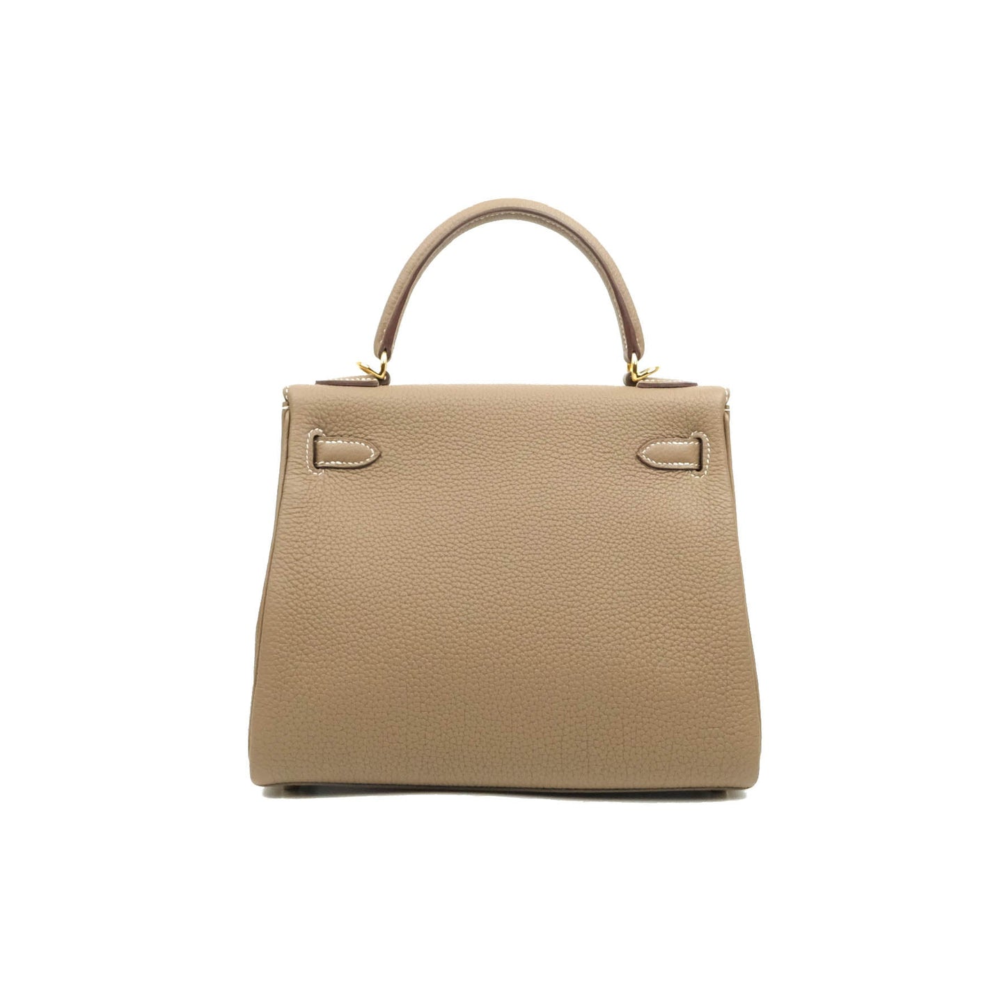 [DM to purchase] Hermès Retourne Kelly 25 Etoupe 18 Veau Togo Gold Hardware