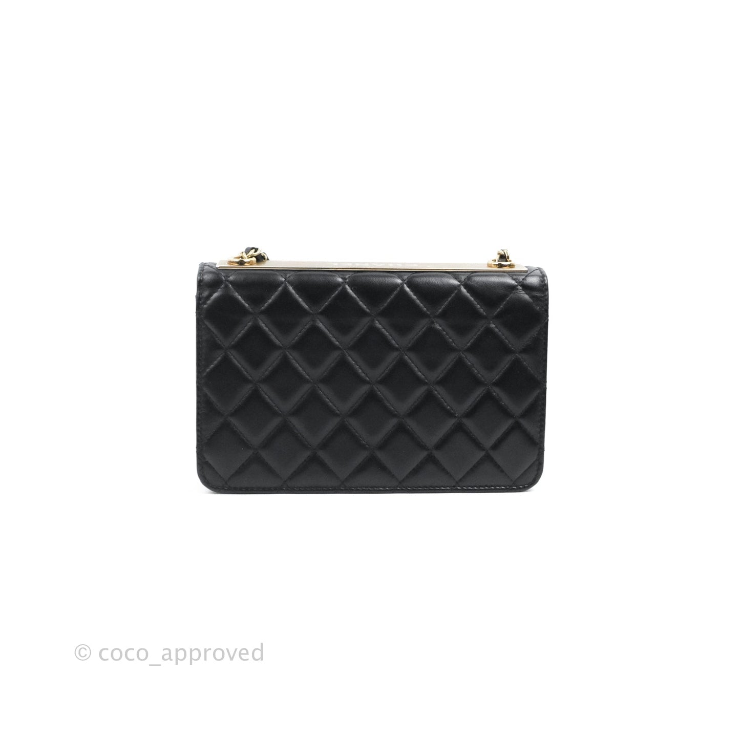 Chanel Trendy CC WOC Black Lambskin Gold Hardware