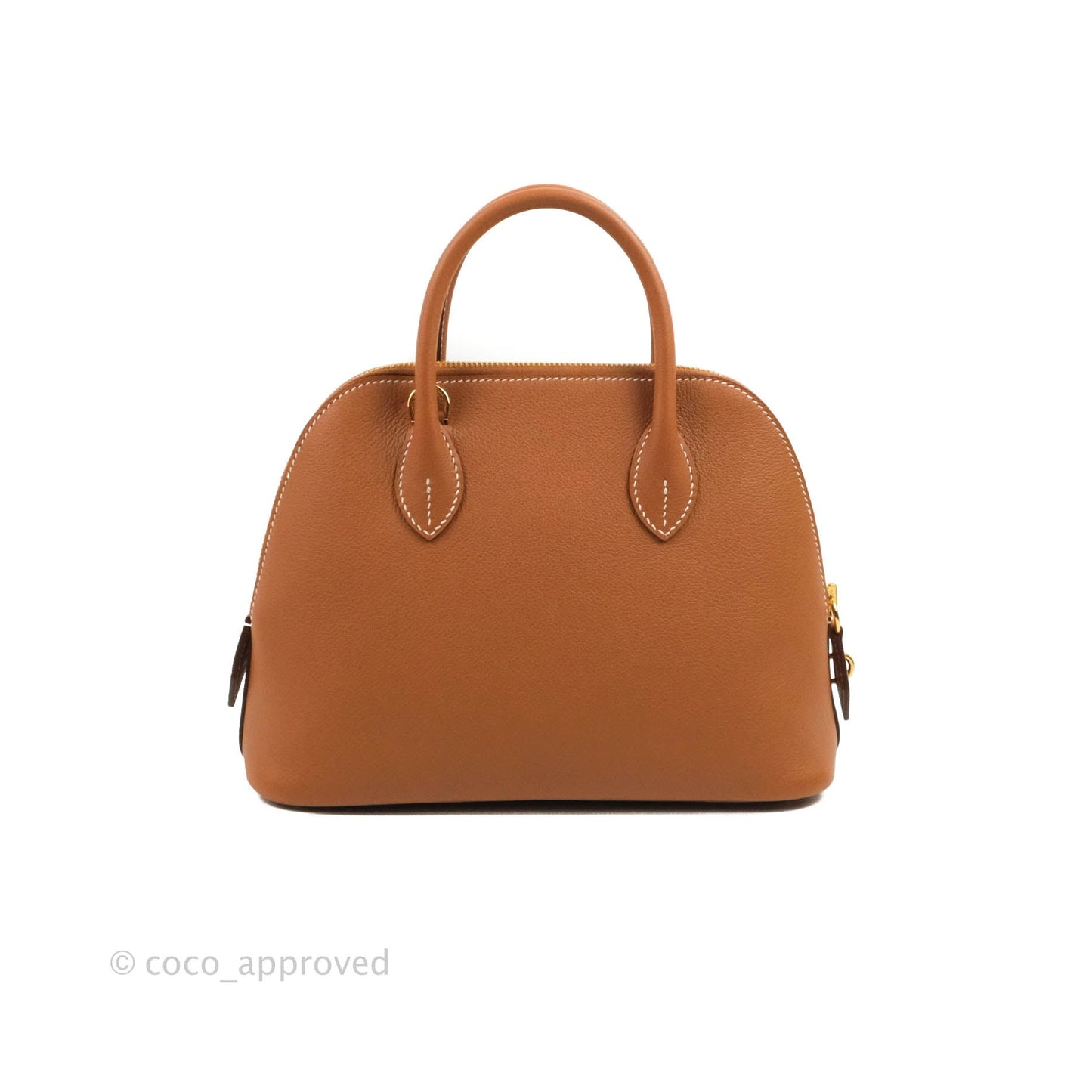 Hermès Bolide 1923 25 Gold Evercolor Gold Hardware