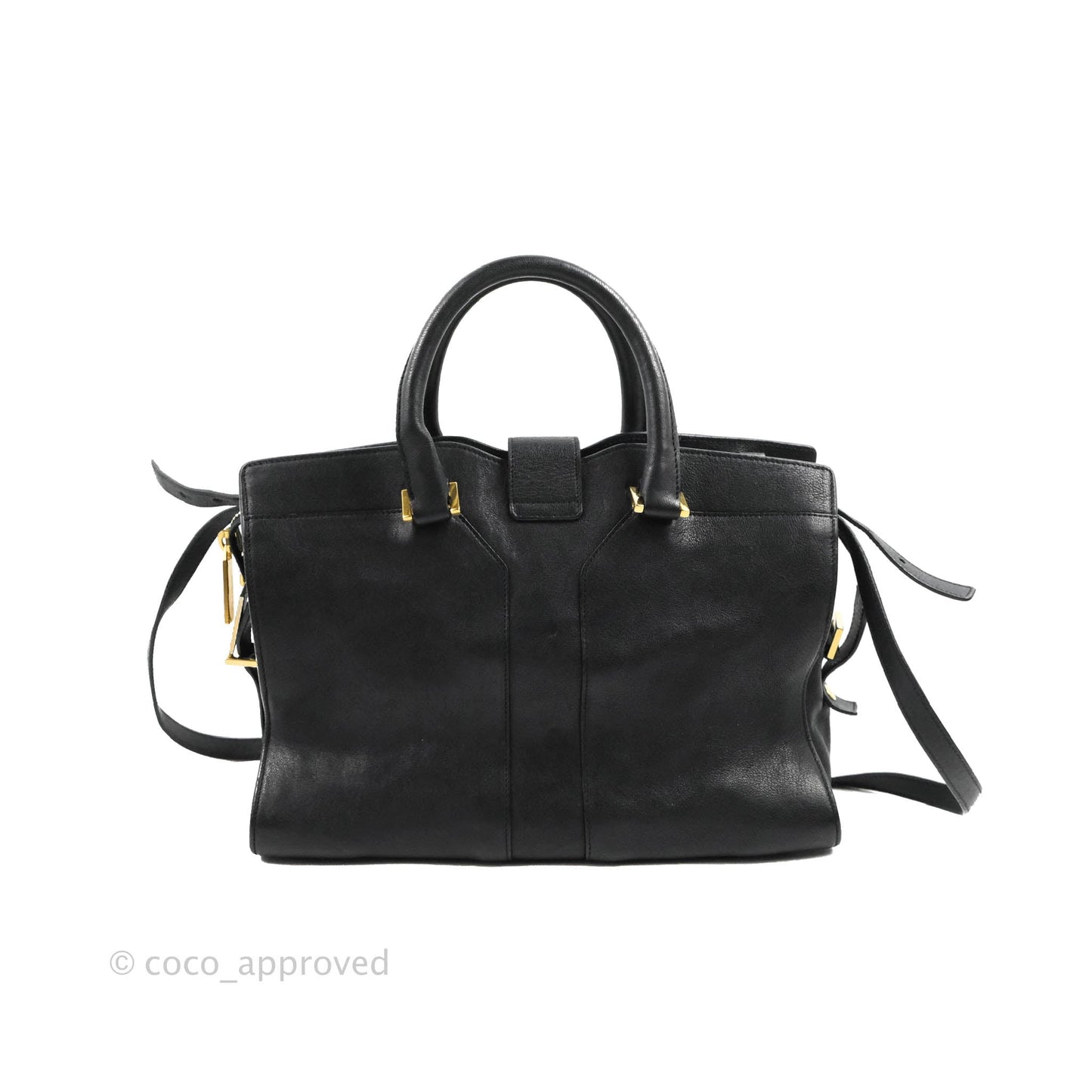 Saint Laurent Cabas Chyc Dark Navy Gold Hardware